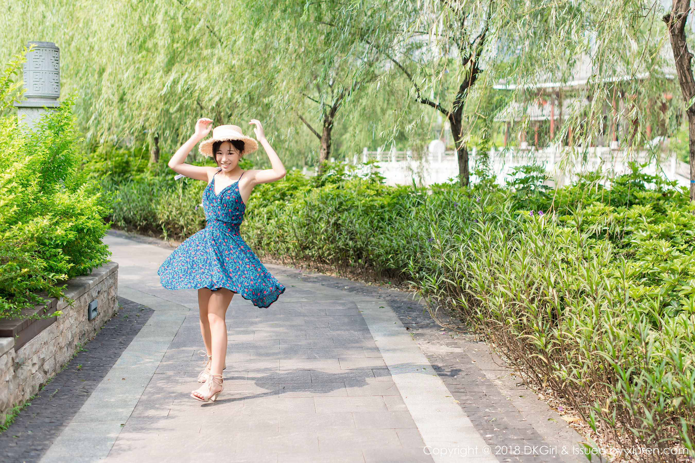 苍井优香《清纯甜美草帽少女》 [御女郎DKGirl] Vol.055（53P）