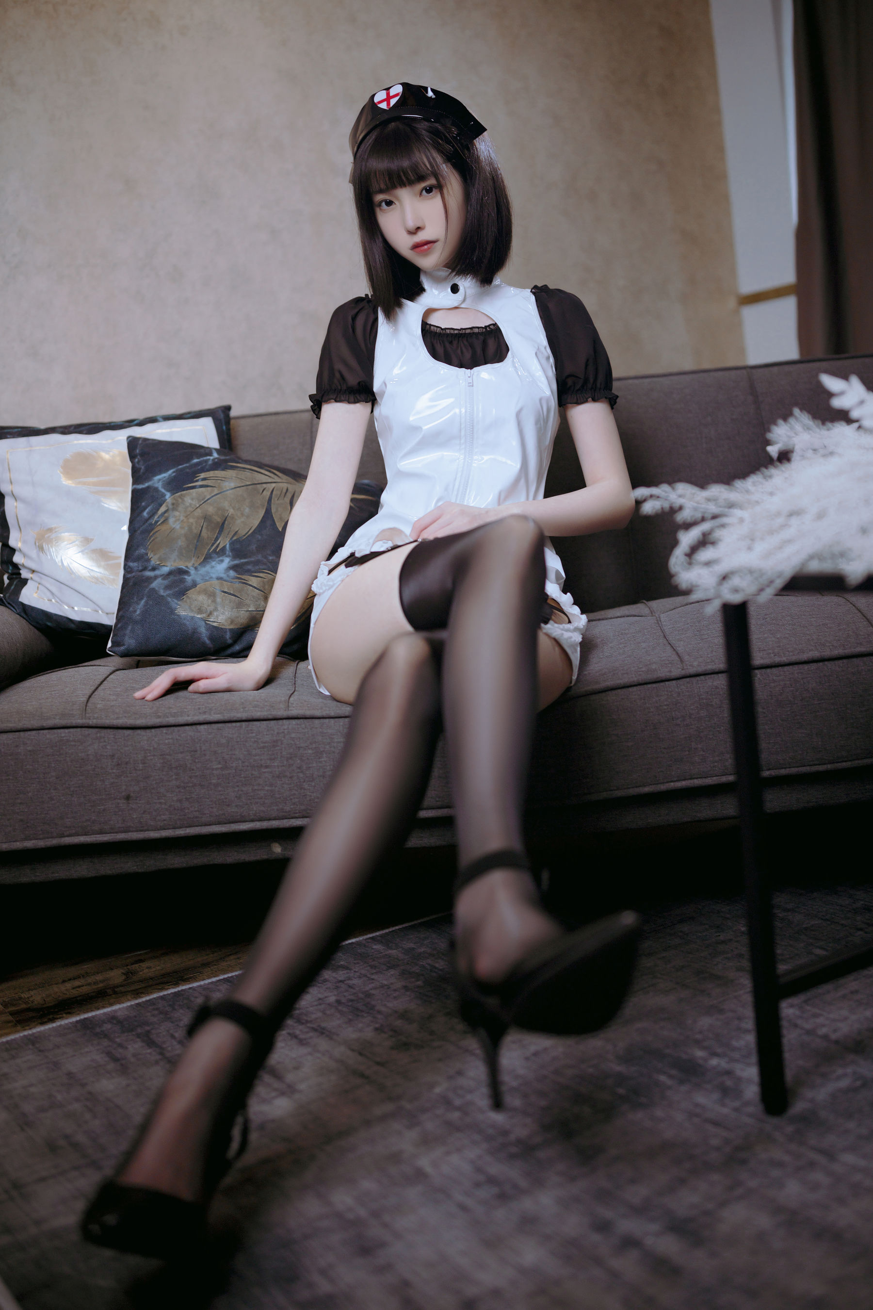 许岚 - 黑丝护士（37P）