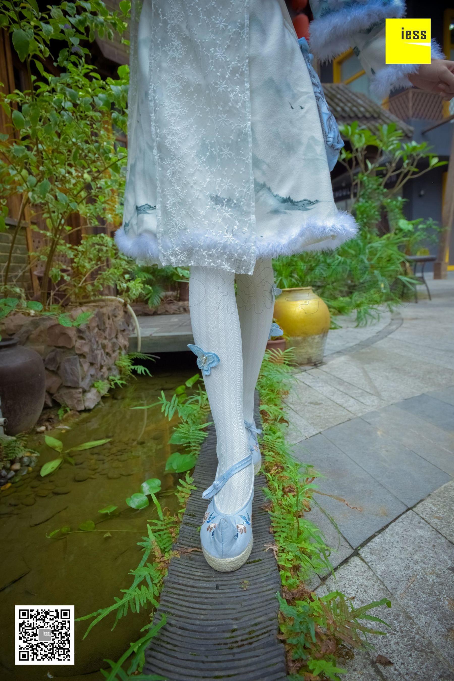 丝享家122 木木 《汉服绣花鞋白色袜》[IESS异思趣向]（96P）