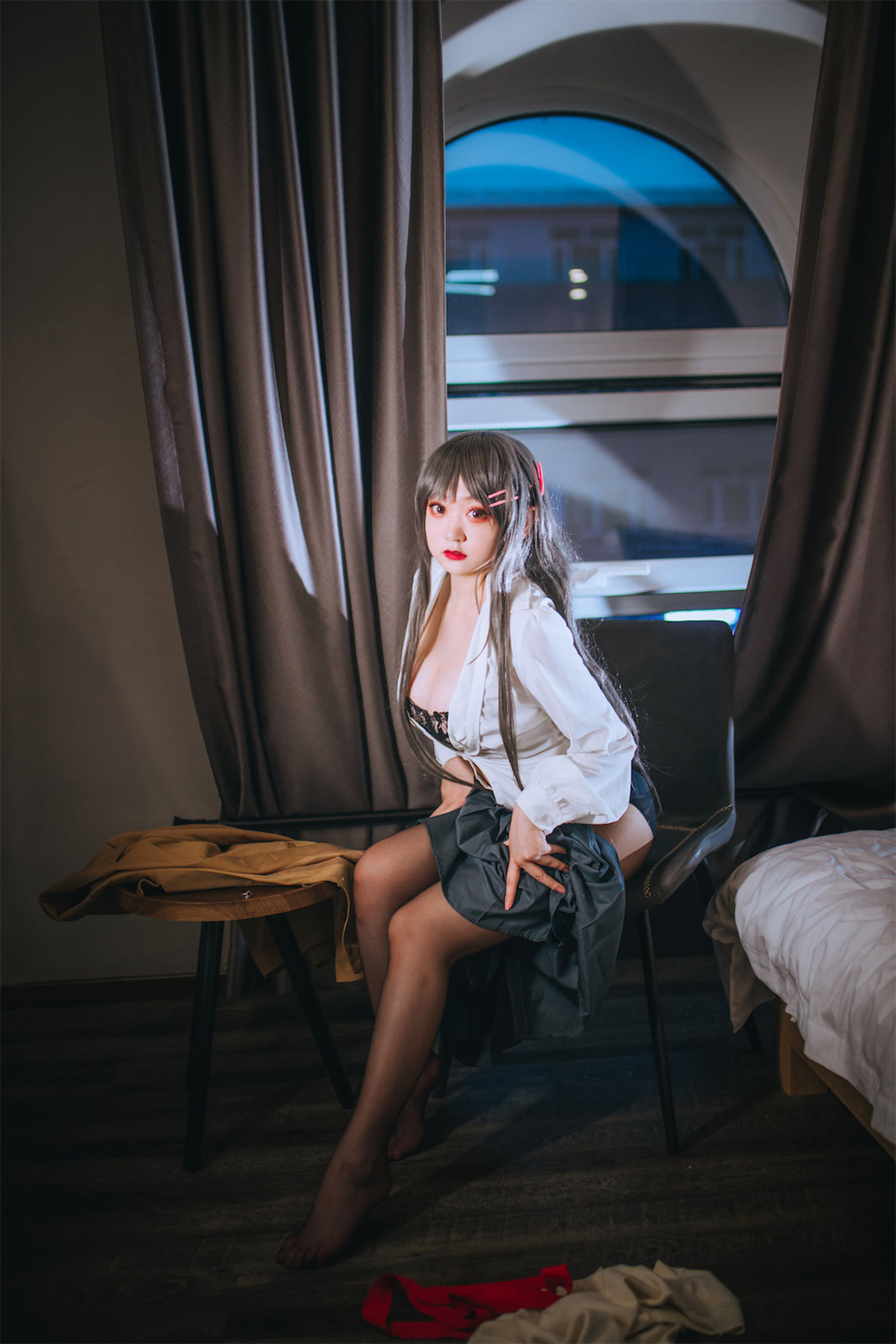 [福利COS] 动漫博主恩田直幸 - 麻衣学姐（63P）