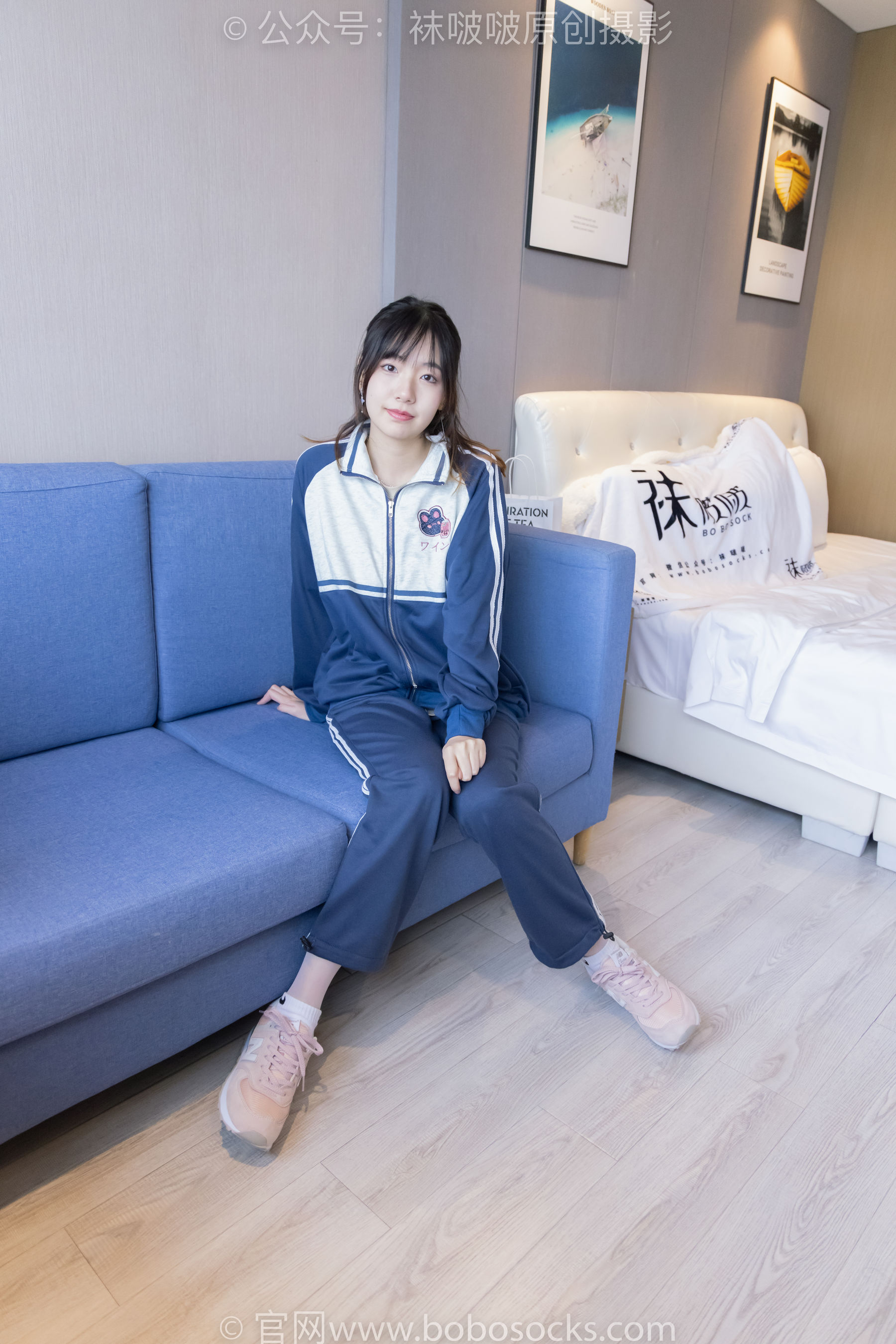 BoBoSocks袜啵啵 No.226 小甜豆-运动鞋、白棉袜、白丝（140P）