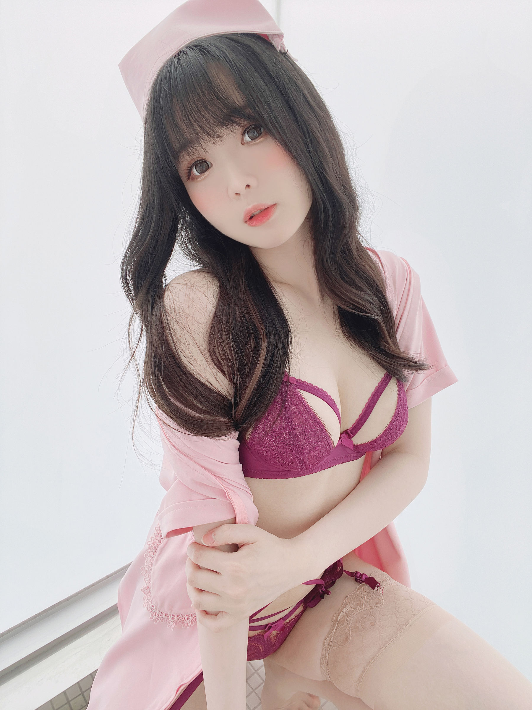 [福利COS] 微博妹纸霜月shimo - ピンクナース__（11P）