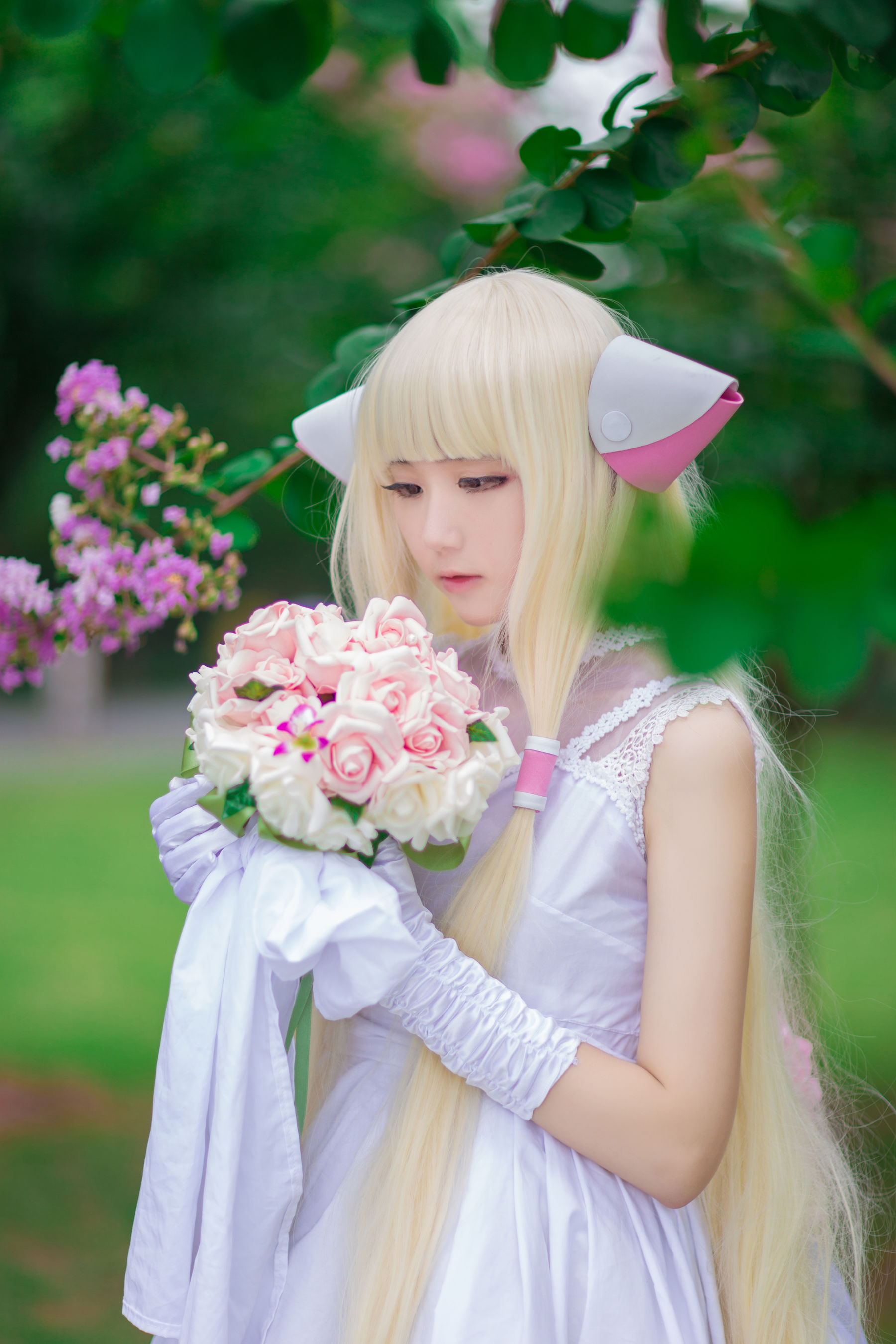 [福利COS] 动漫博主浅野菌子 - 人型电脑天使心 小叽（13P）