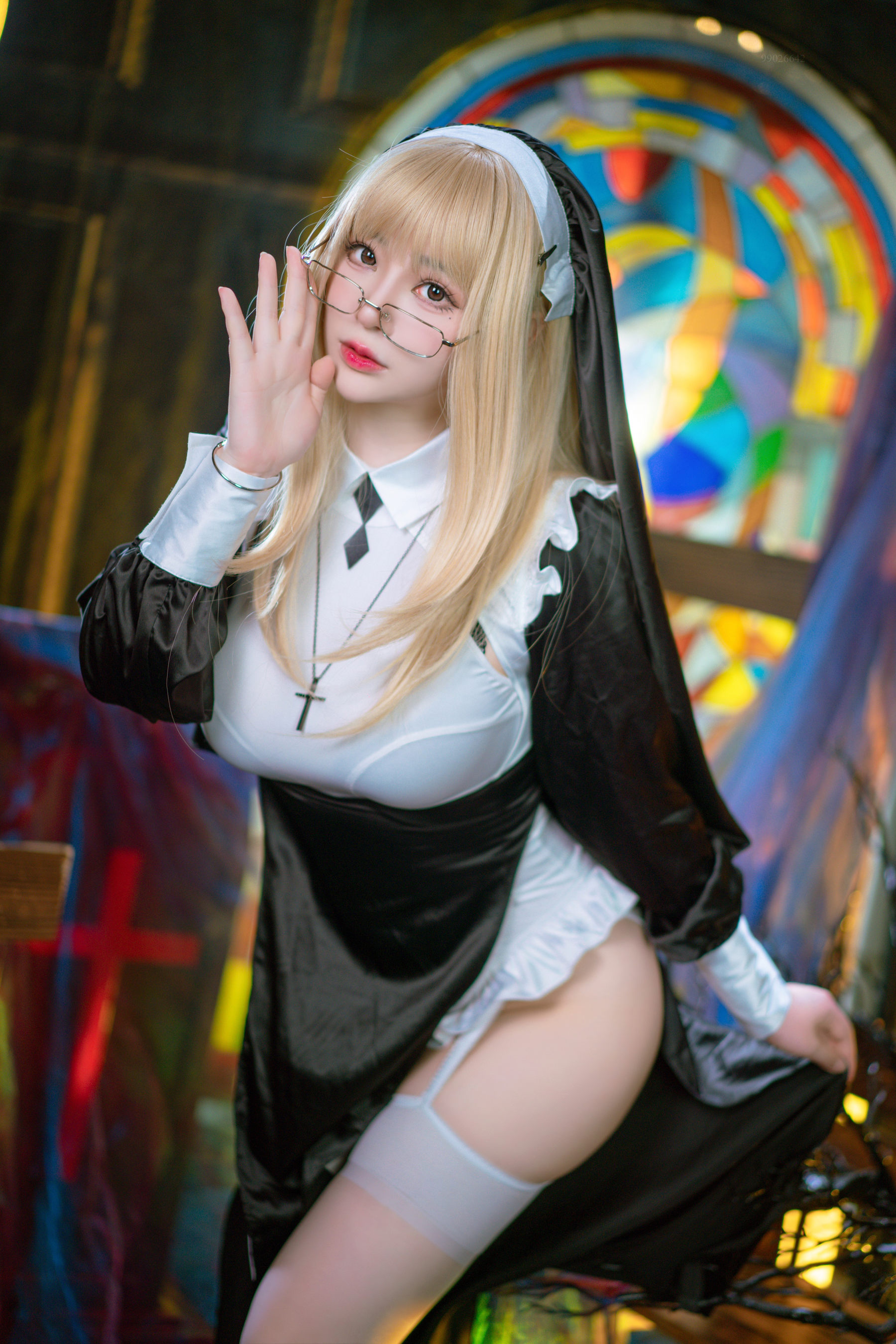 动漫博主叉子宝宝 - 修女小姐（26P）