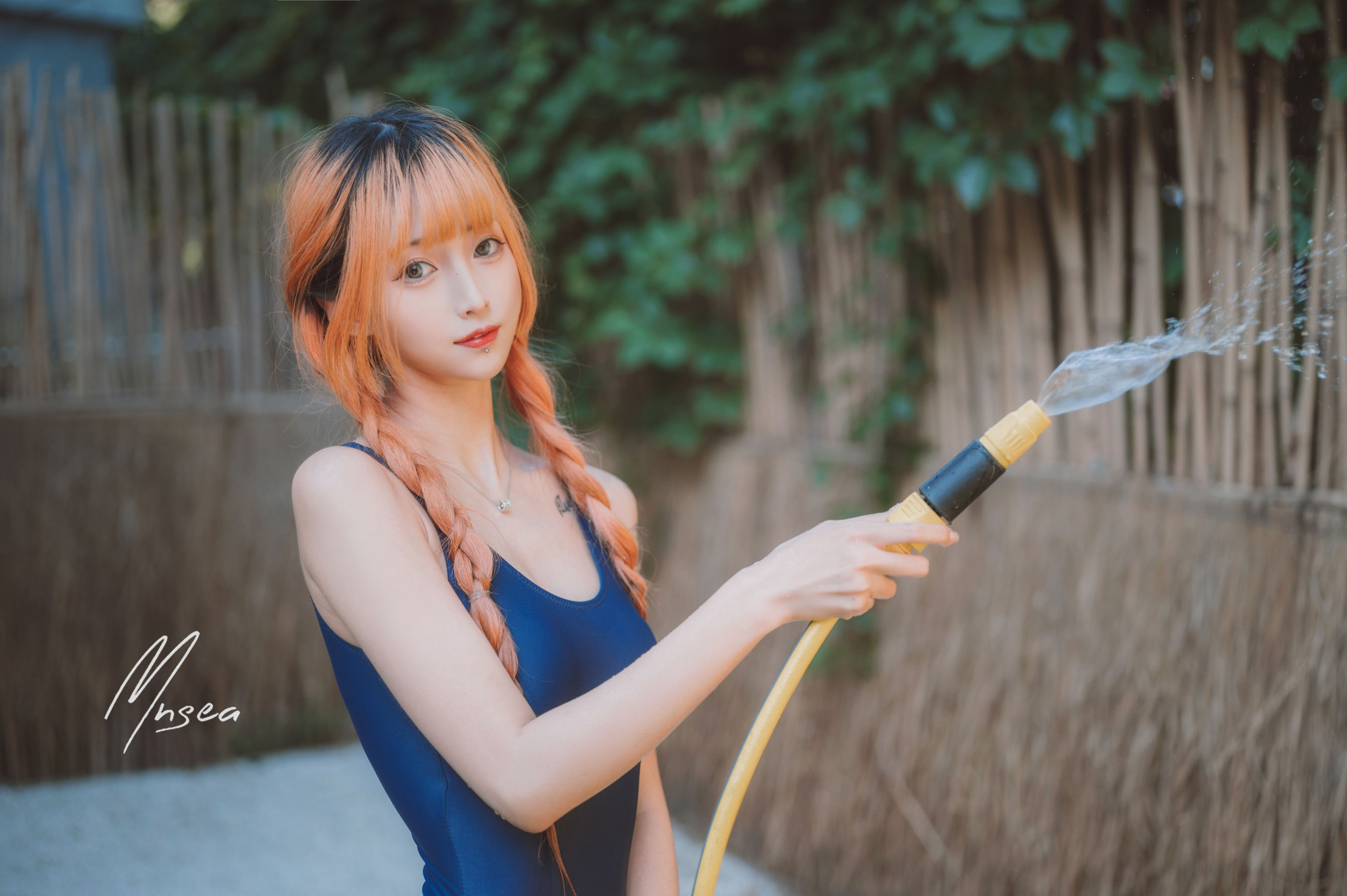 [福利COS] 妹抖青写真 - 死库水（47P）