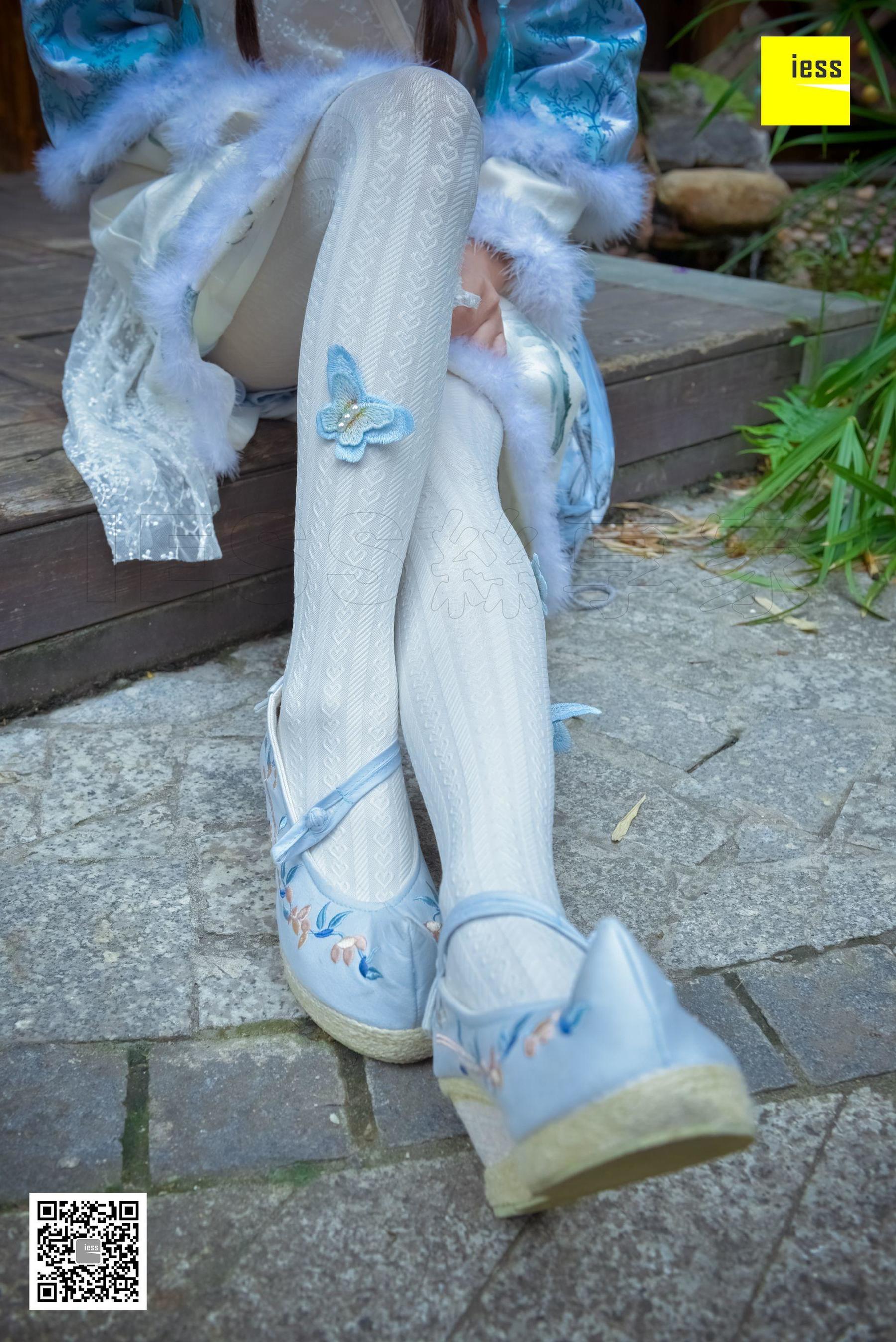 丝享家122 木木 《汉服绣花鞋白色袜》[IESS异思趣向]（96P）