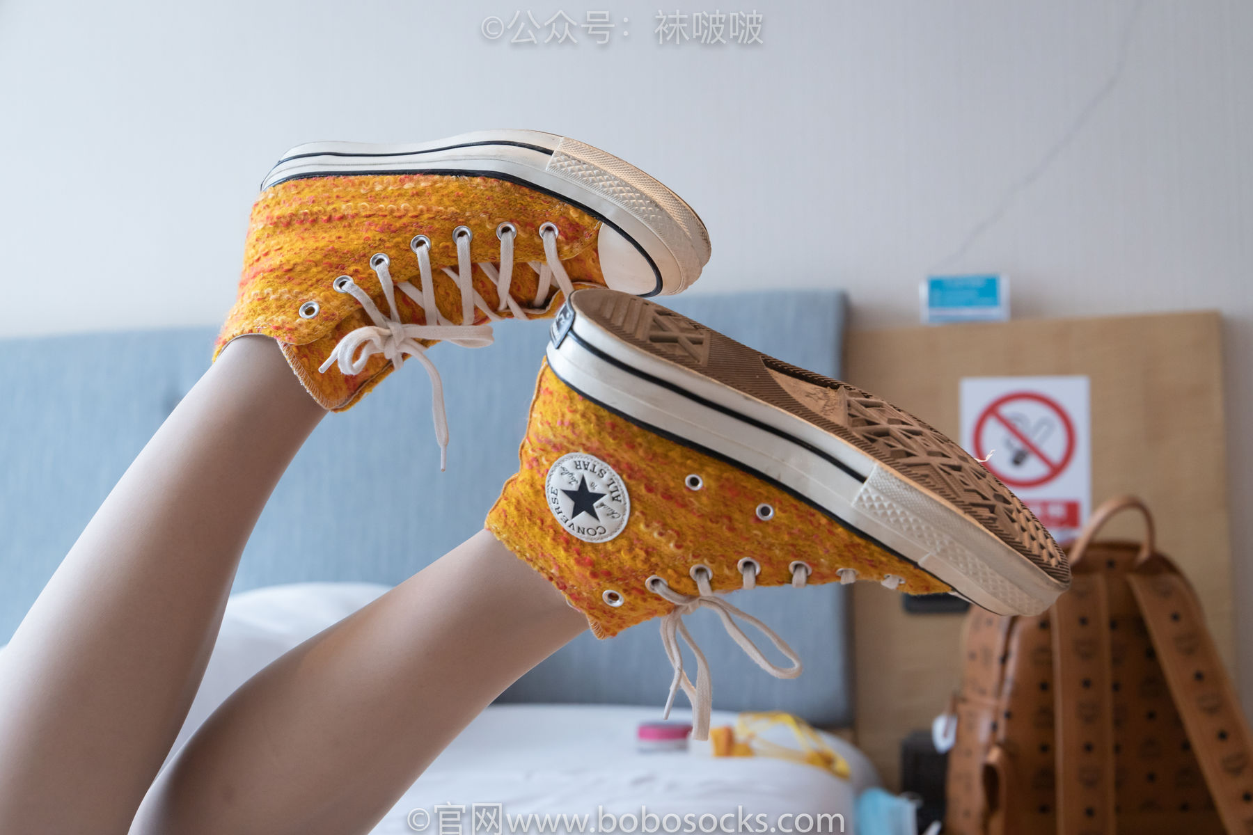 BoBoSocks袜啵啵 No.008 涵涵-帆布鞋、白色短棉袜、肉丝（138P）