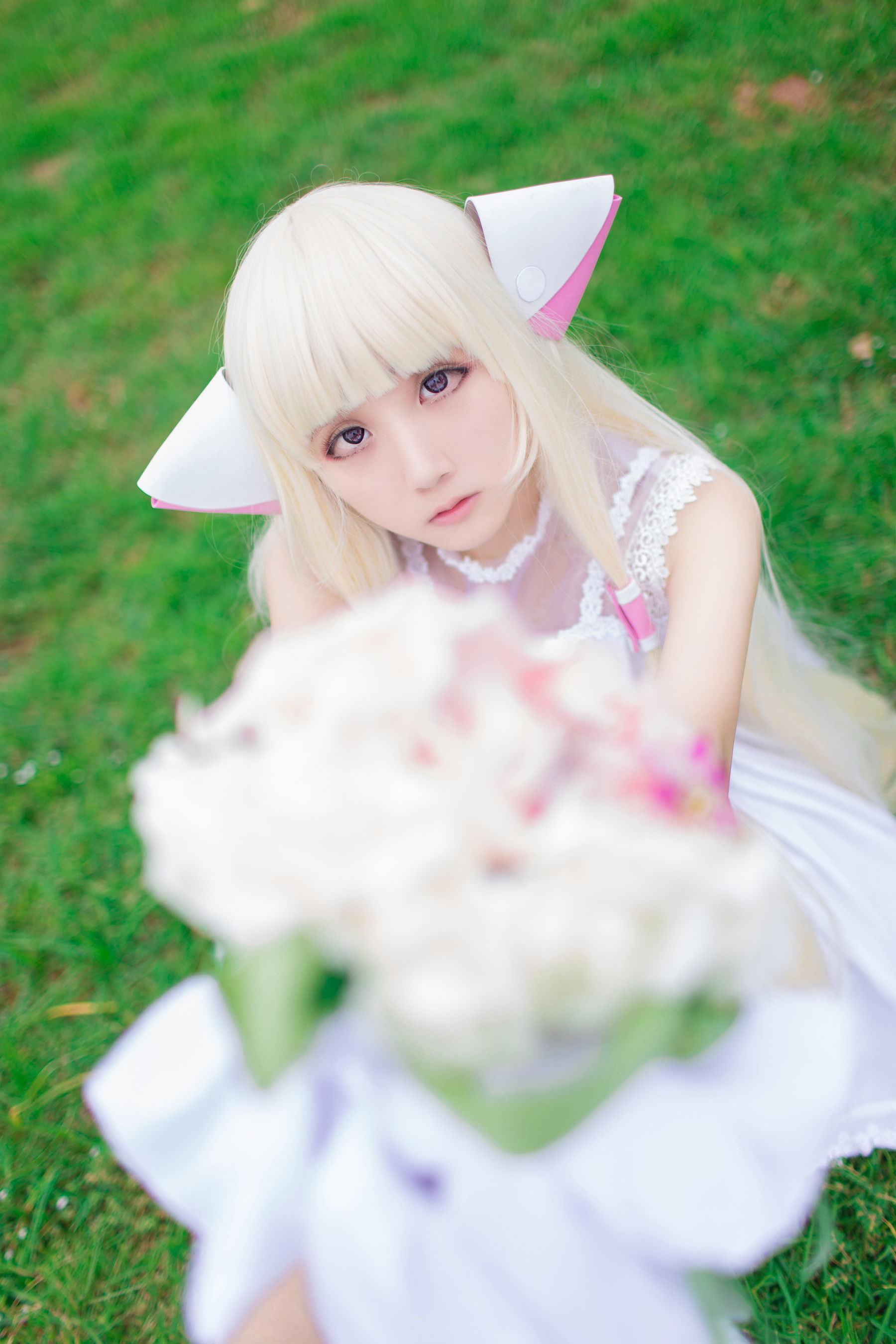 [福利COS] 动漫博主浅野菌子 - 人型电脑天使心 小叽（13P）