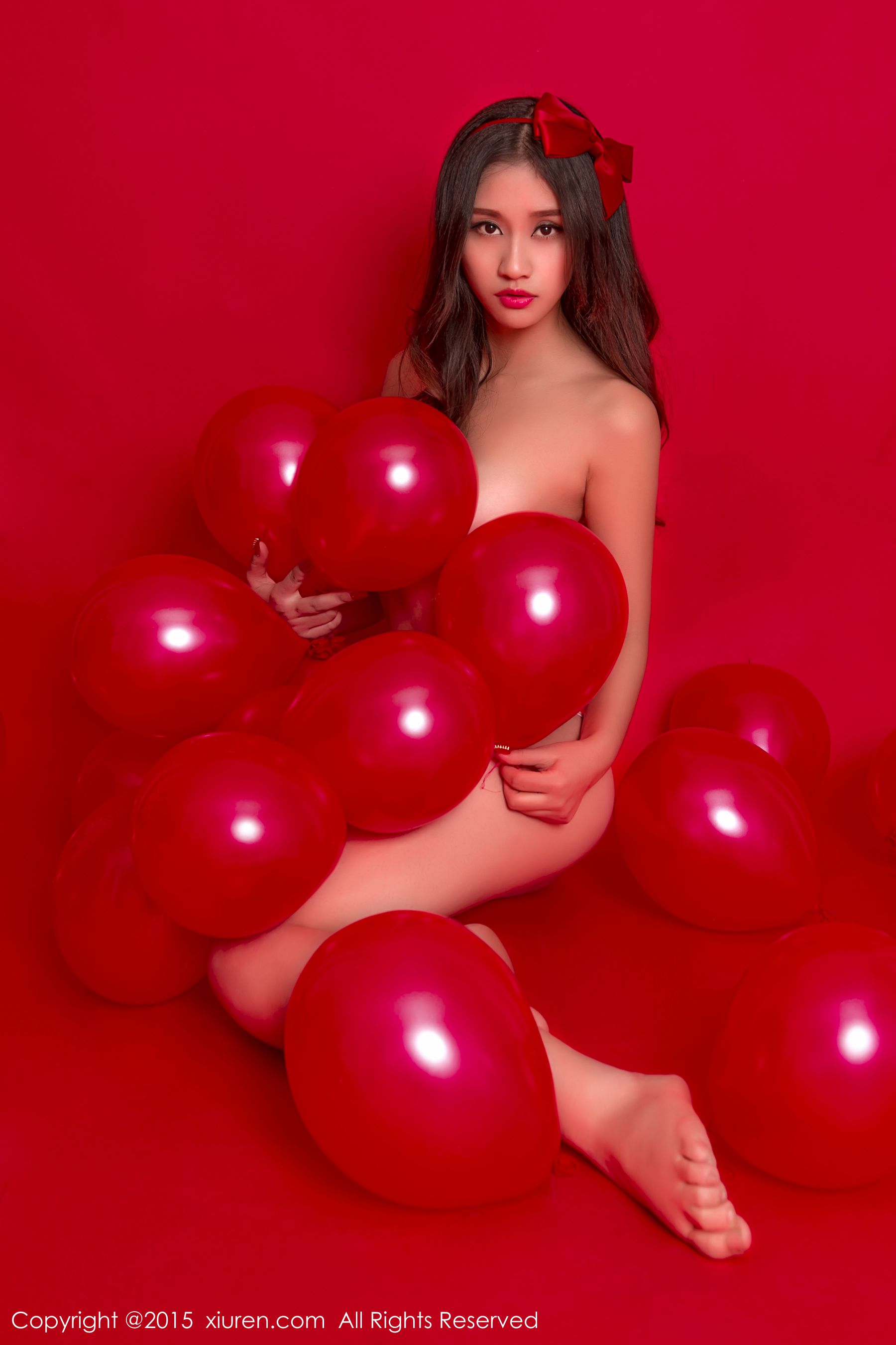 史雨姐姐《红色背景主题》 [秀人网XiuRen] No.282（50P）