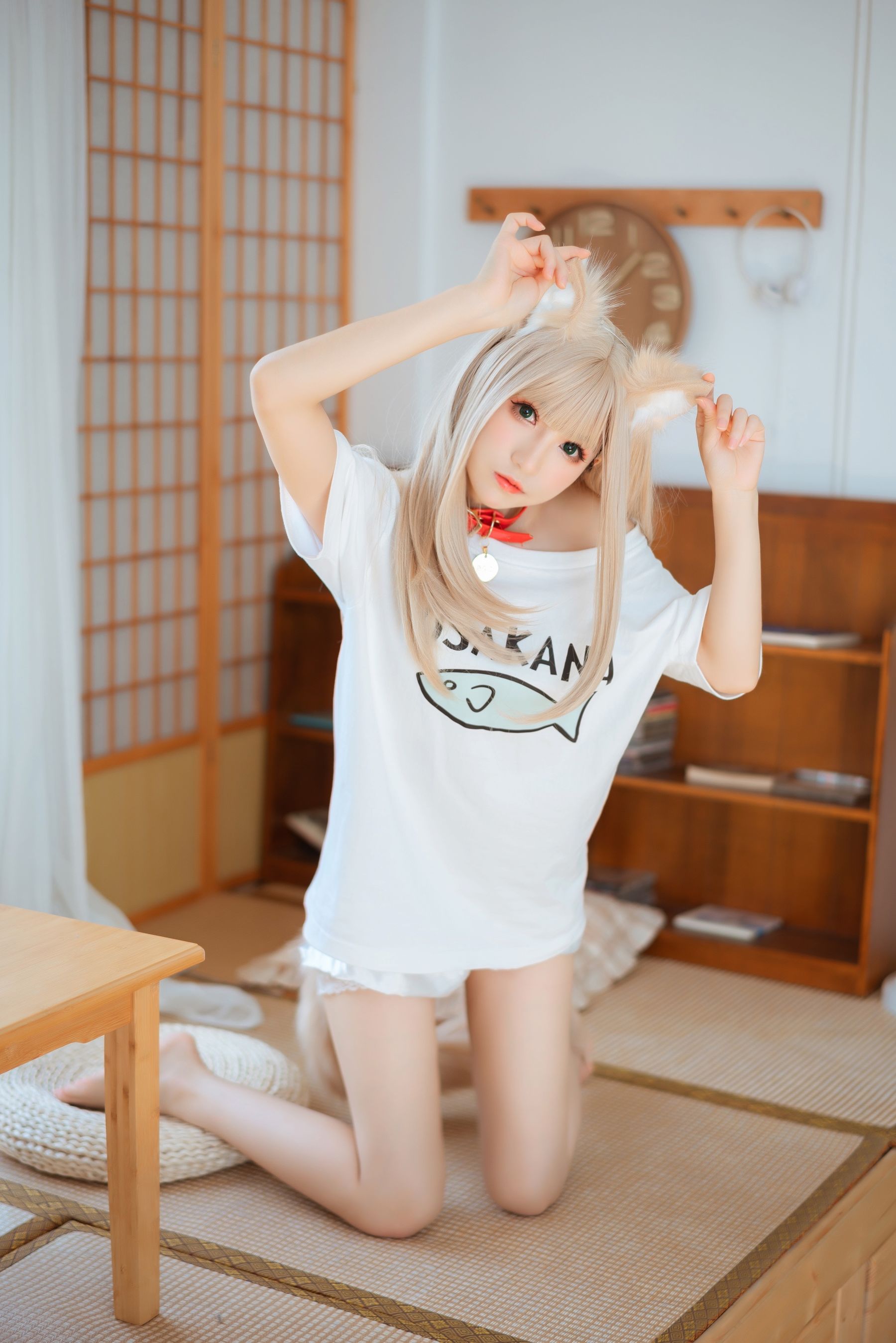 [福利COS] Coser衣衣 - 40原猫娘 黄豆粉（21P）