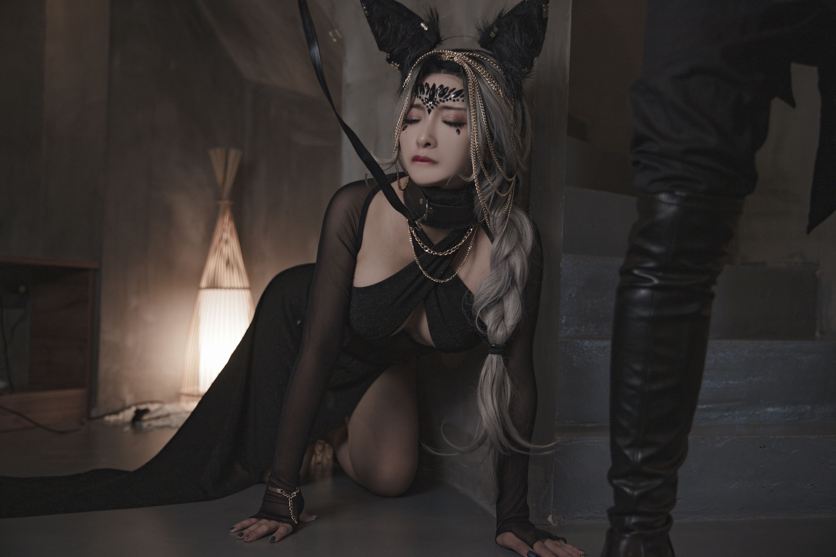 [福利COS] 动漫博主洛璃LoLiSAMA - 狼少女 狼女的调教（129P）