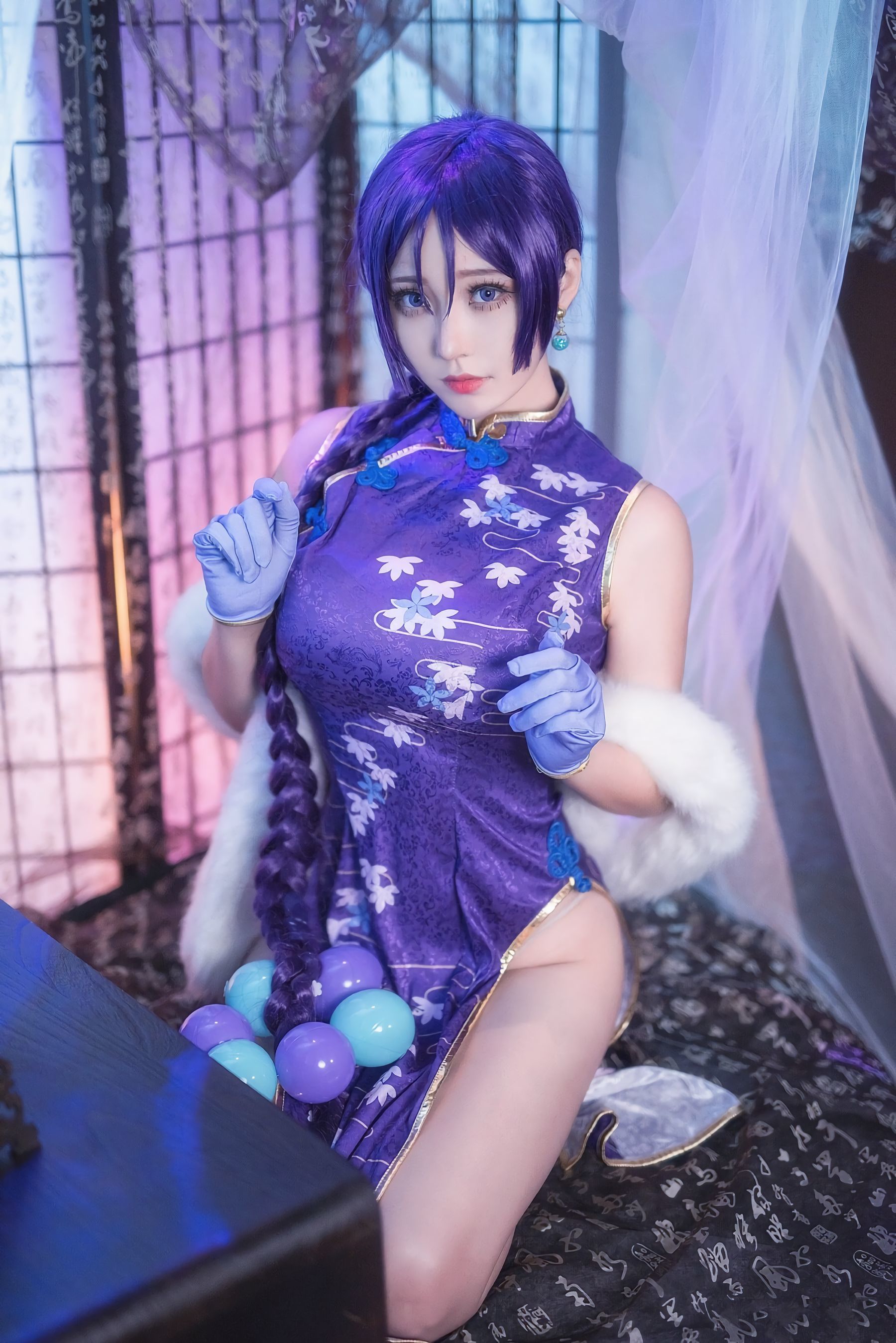 [萝莉COS] 萌妹菌烨tako - FGO奶光旗袍（19P）