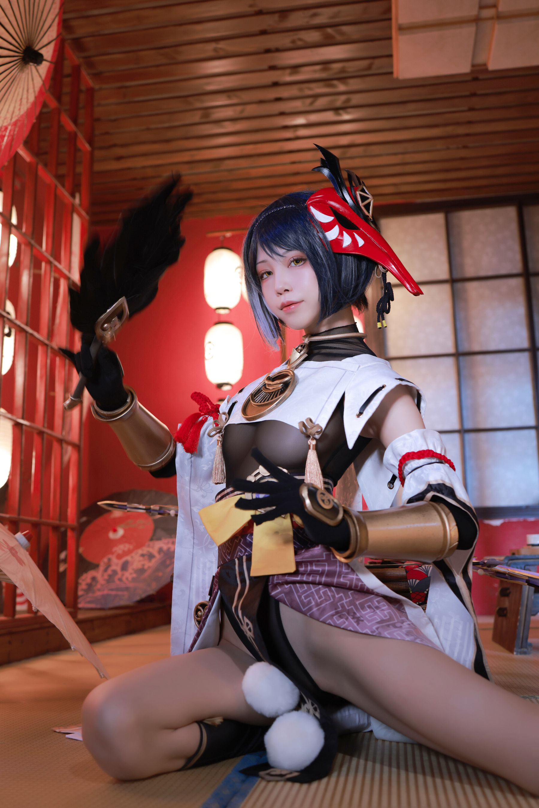 [福利COS] 动漫博主水淼aqua - 九条裟羅（41P）
