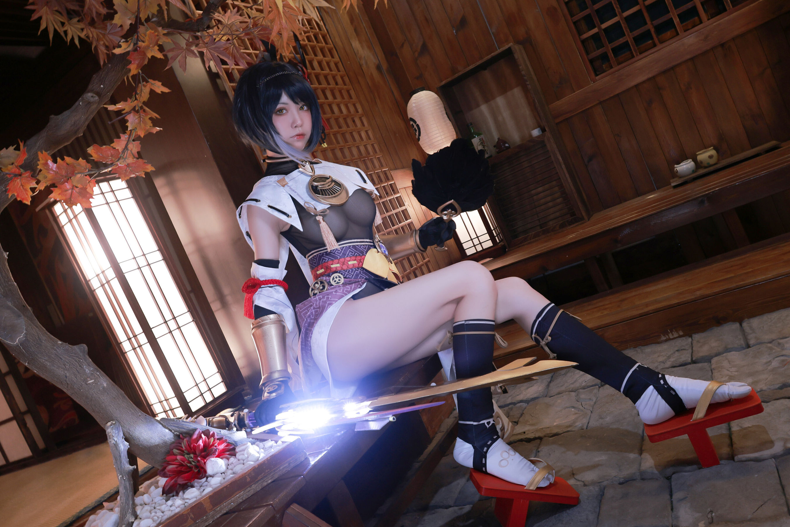 [福利COS] 动漫博主水淼aqua - 九条裟羅（41P）