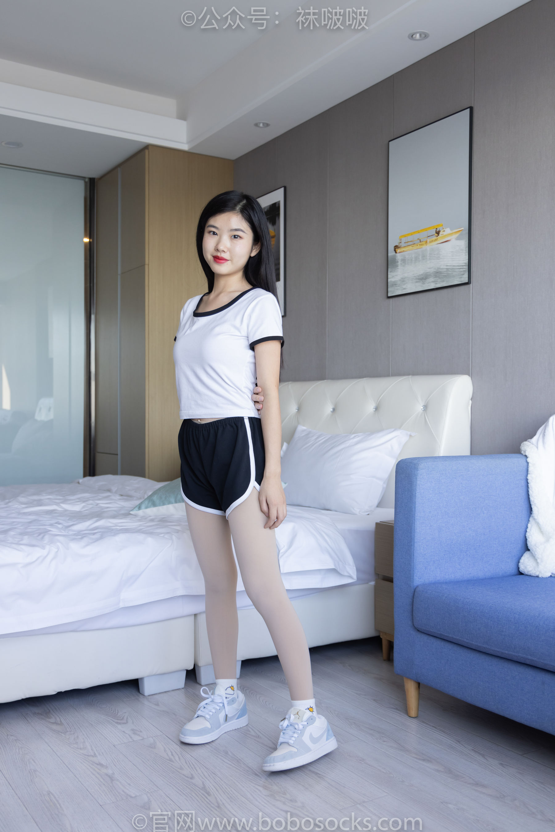 BoBoSocks袜啵啵 No.031 小奶熊-AJ板鞋、白棉袜、厚肉丝（148P）