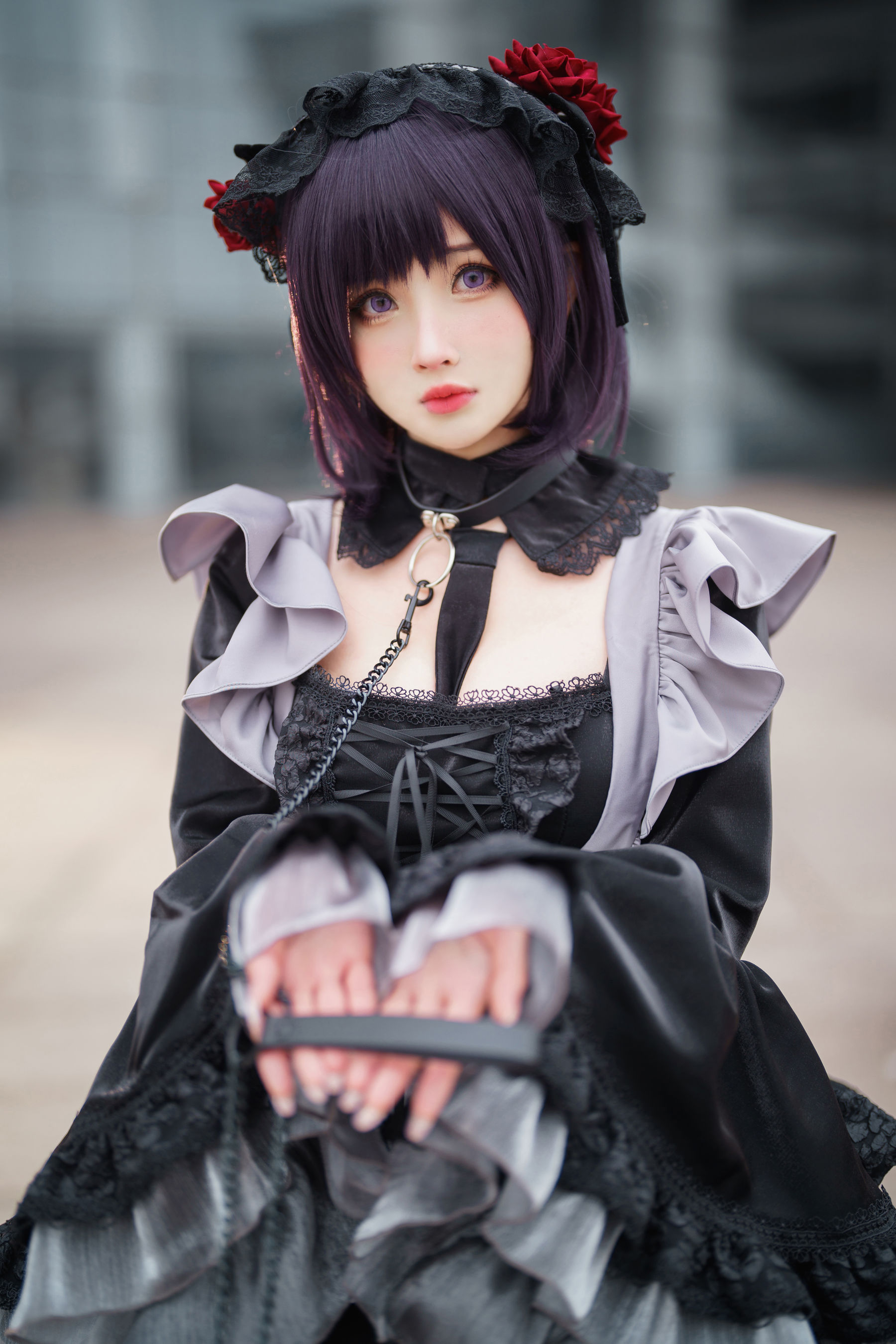 [福利COS] COS福利rioko凉凉子(肉扣热热子) - 黑江雫 漫展篇 海梦（19P）