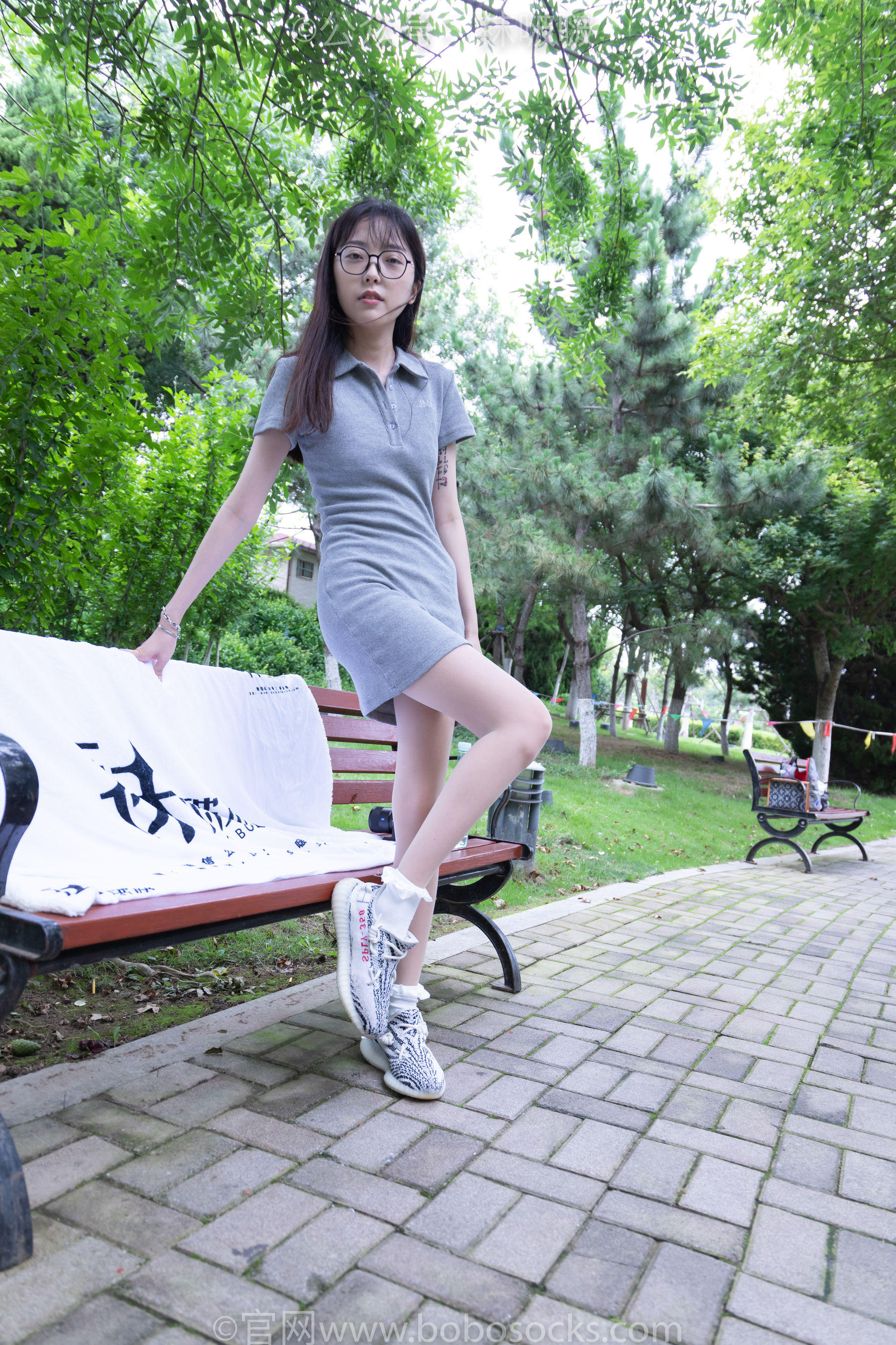 BoBoSocks袜啵啵 No.019 稚予-椰子、白棉袜、肉丝（147P）