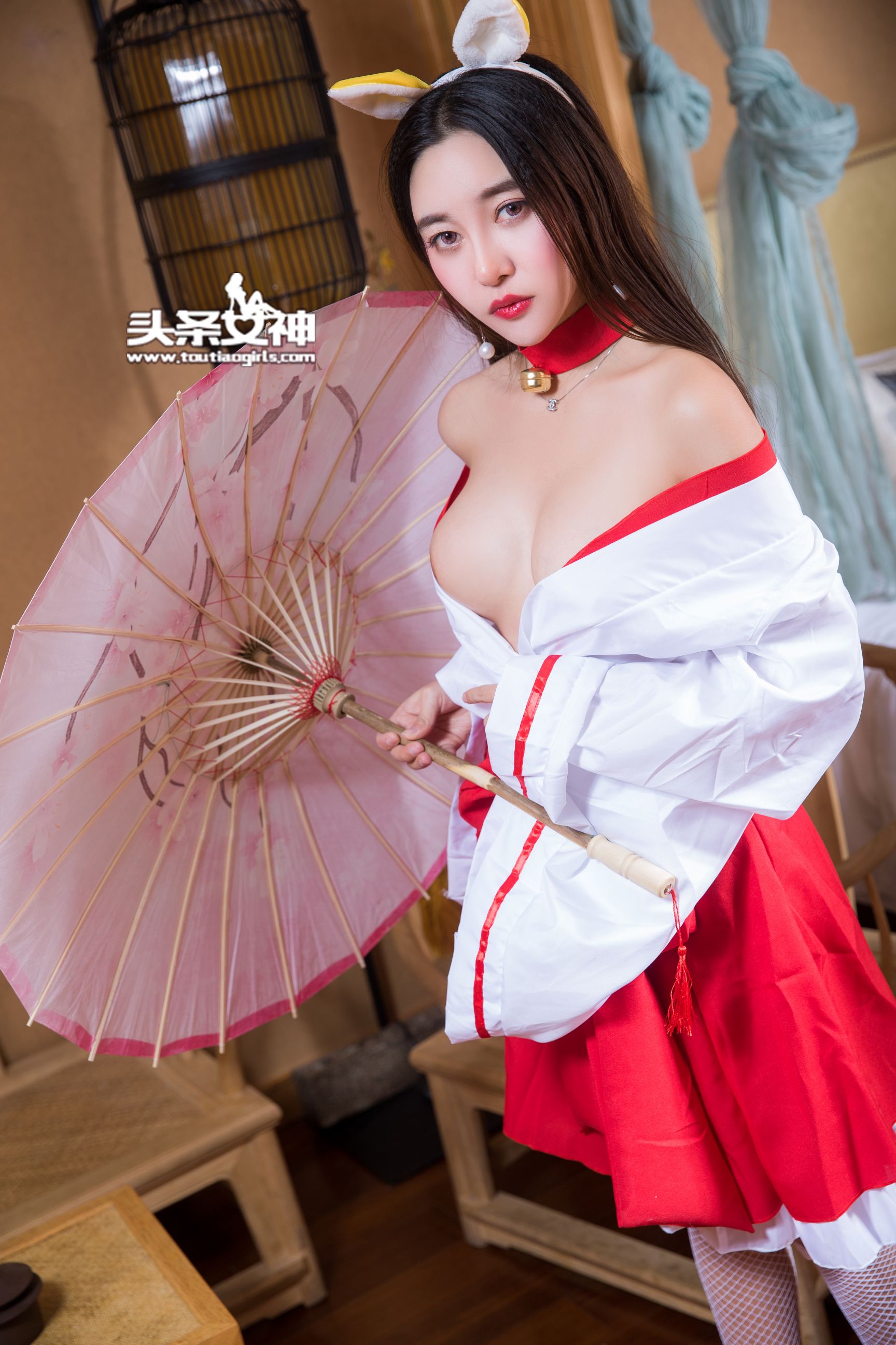 李梓熙《白桂院凛凛蝶 九尾狐狸COS》 [头条女神] VIP专享（28P）