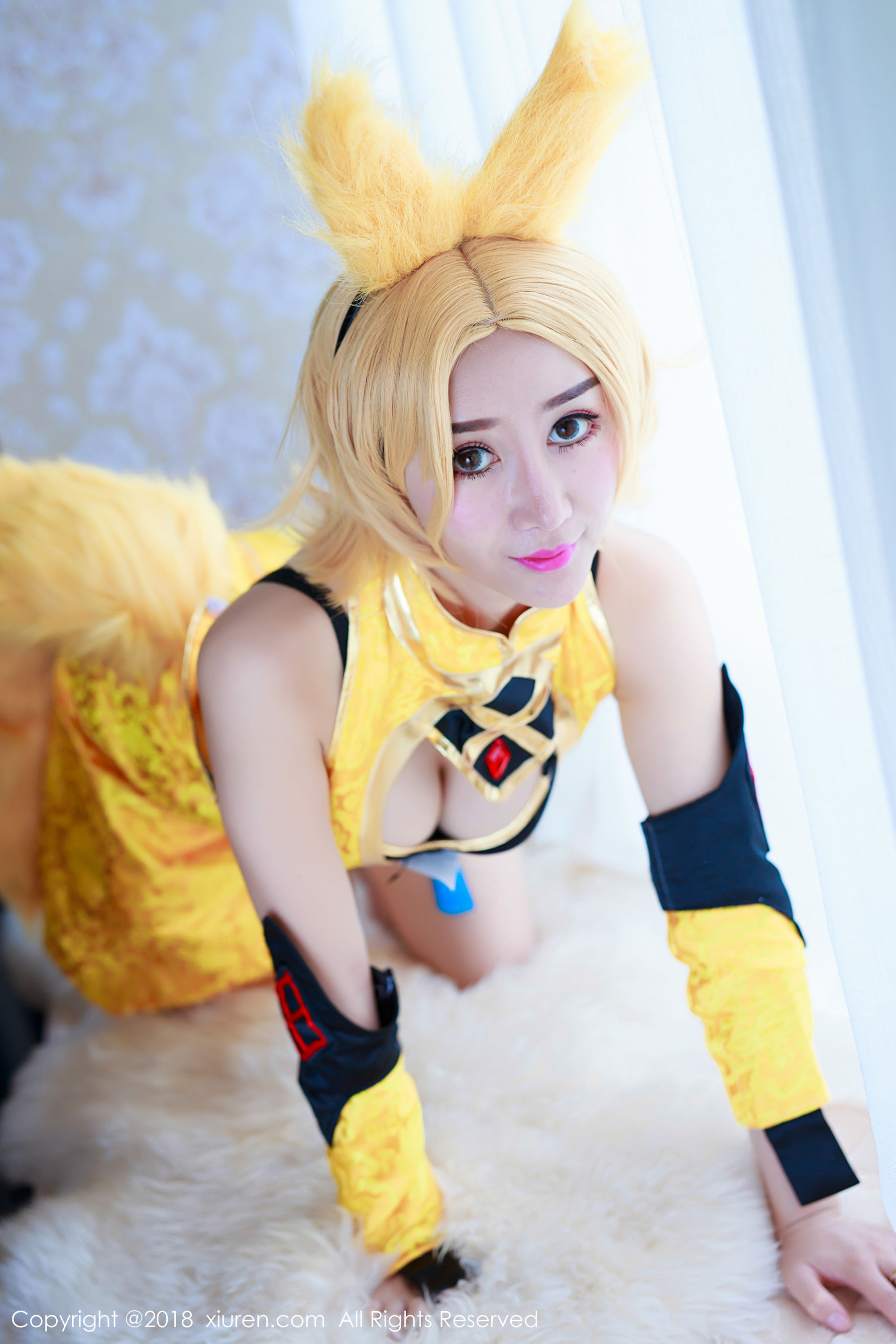 邹晶晶女王《王者荣耀妲己COS》 [秀人XiuRen] No.937（44P）