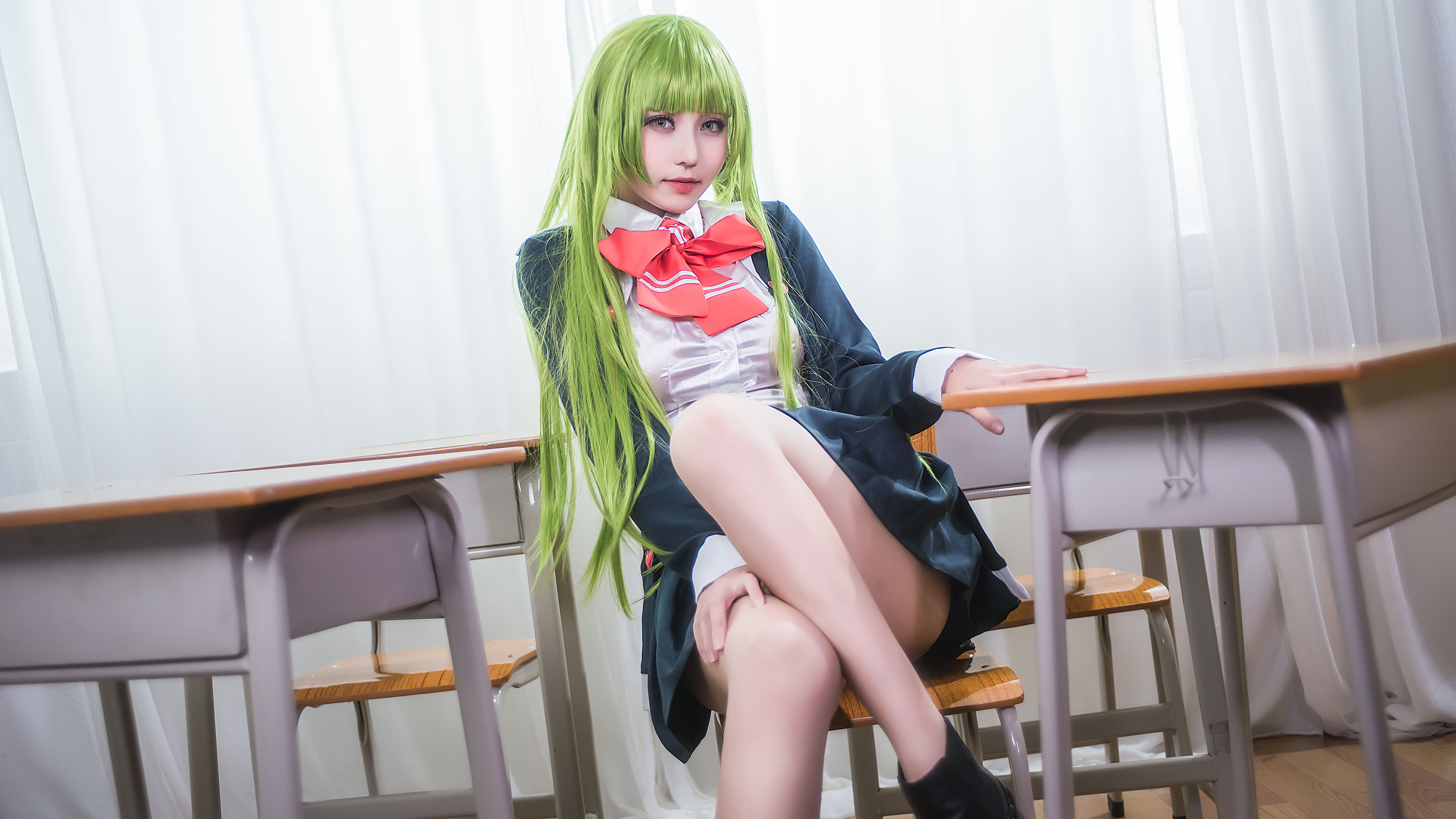 [萝莉COS] 萌妹菌烨tako - 莉娅（20P）-爱变色