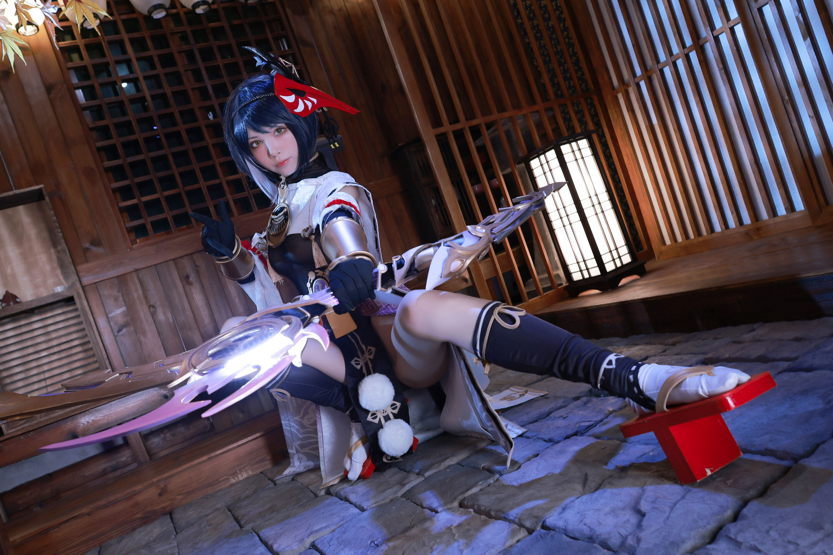 [福利COS] 动漫博主水淼aqua - 九条裟羅（41P）