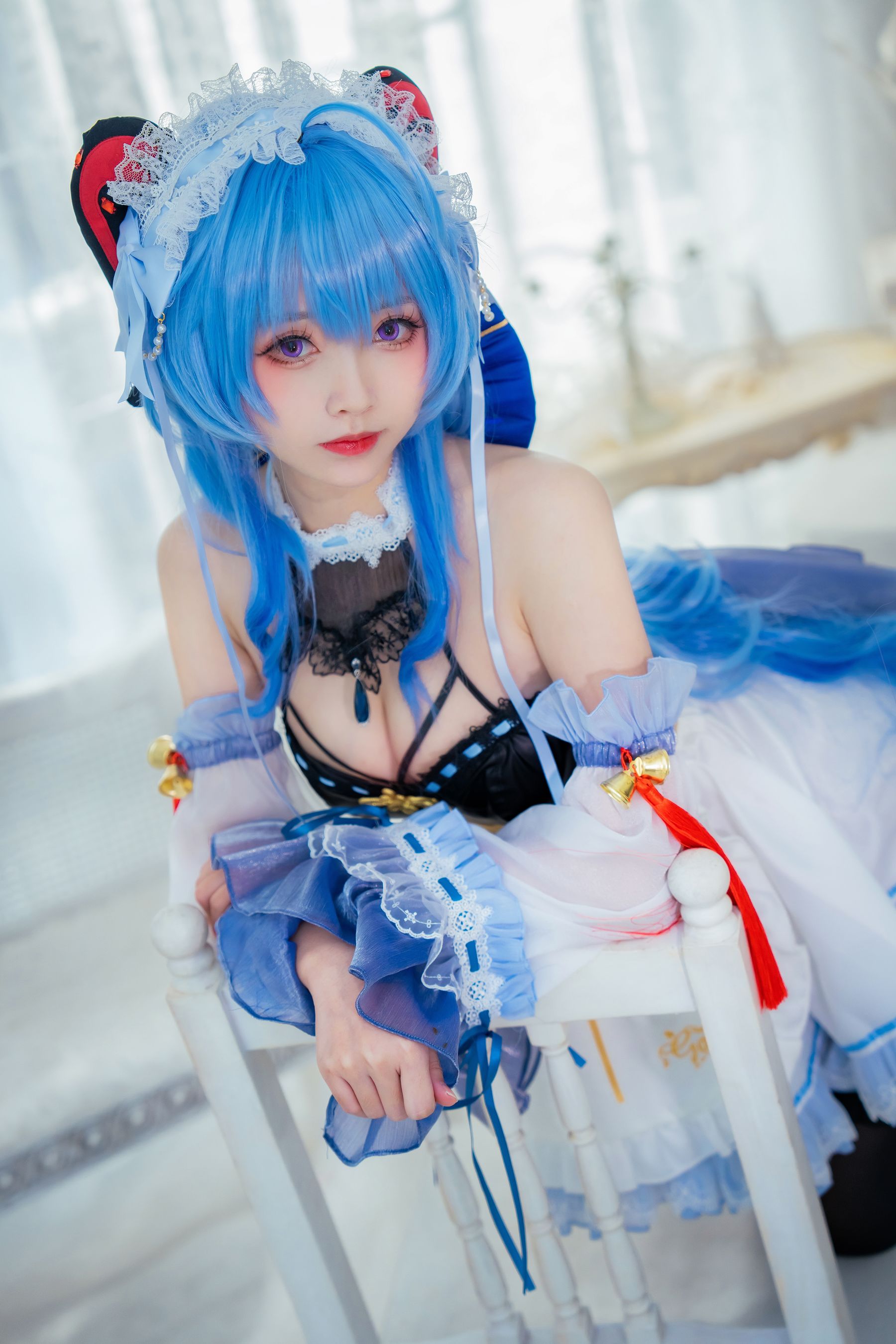 动漫博主大大卷卷小卷 - 甘雨女仆（20P）