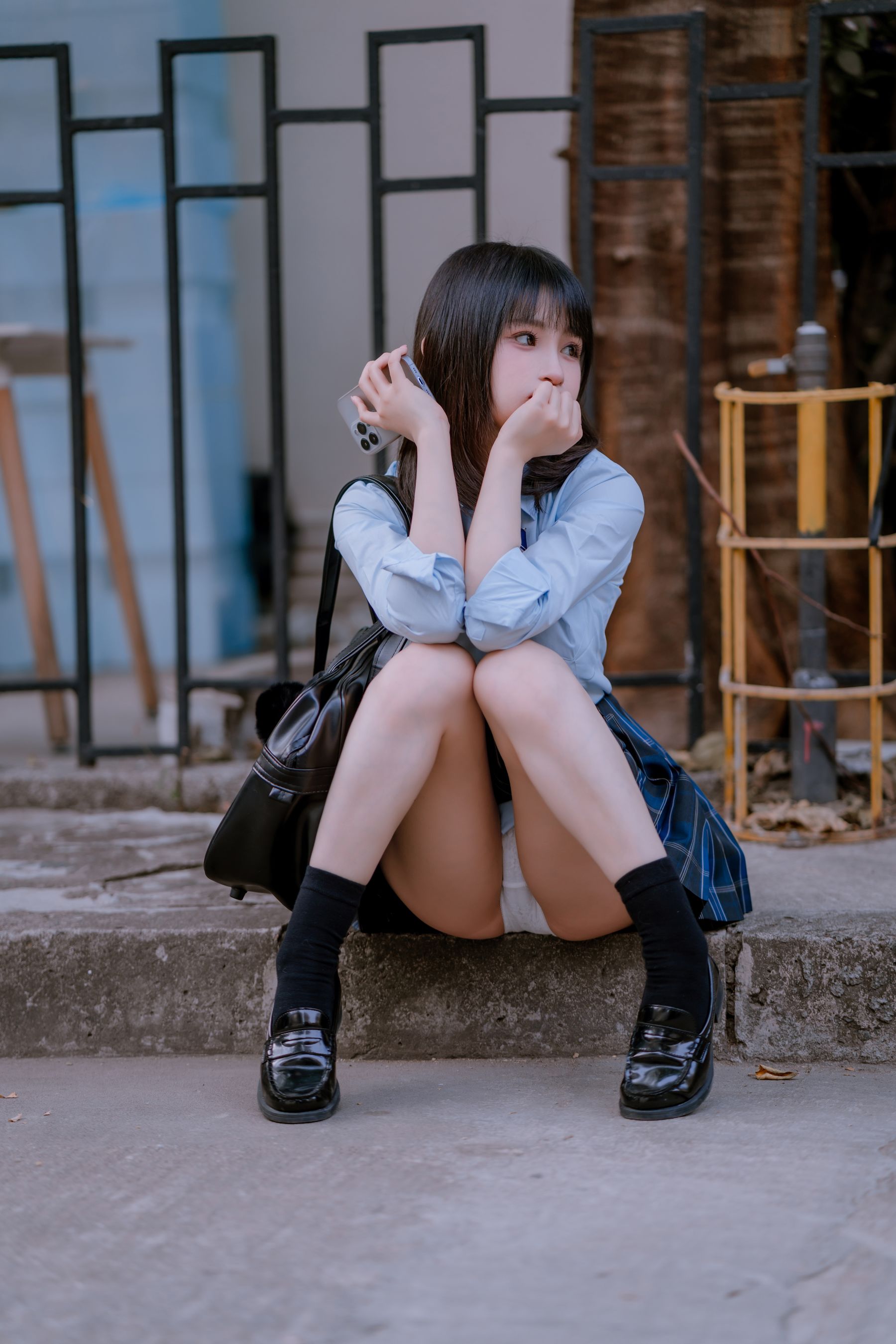 [福利COS] 桜井宁宁 - JK之居家（65P）