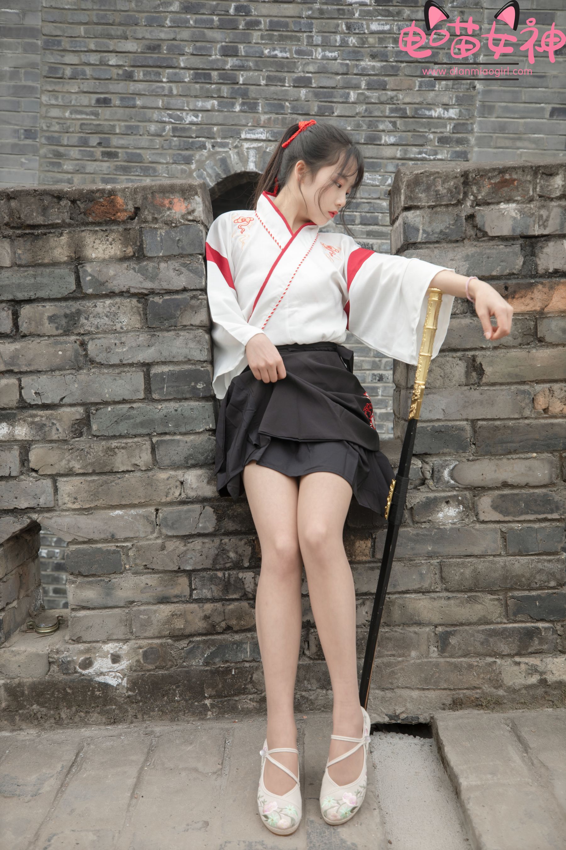 [网红COSER] 电喵女神 - 灵唯 长城古装（69P）