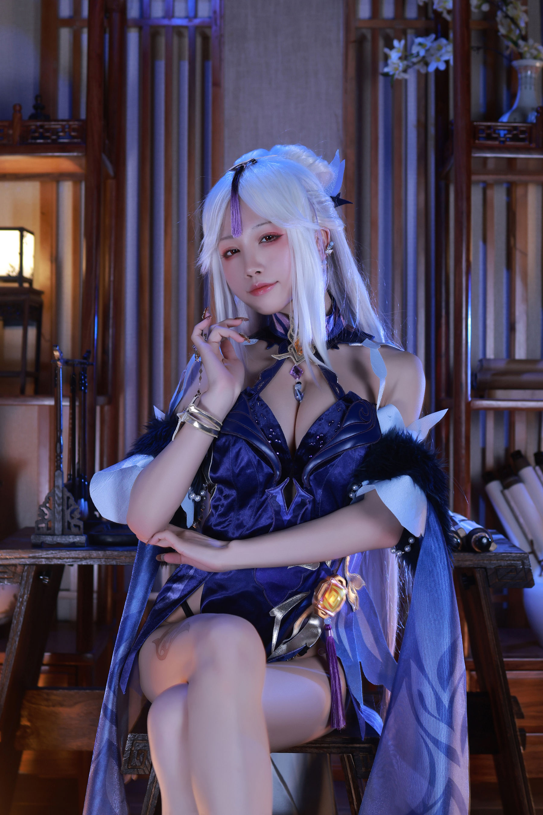 [福利COS] 动漫博主水淼aqua - 凝光（15P）