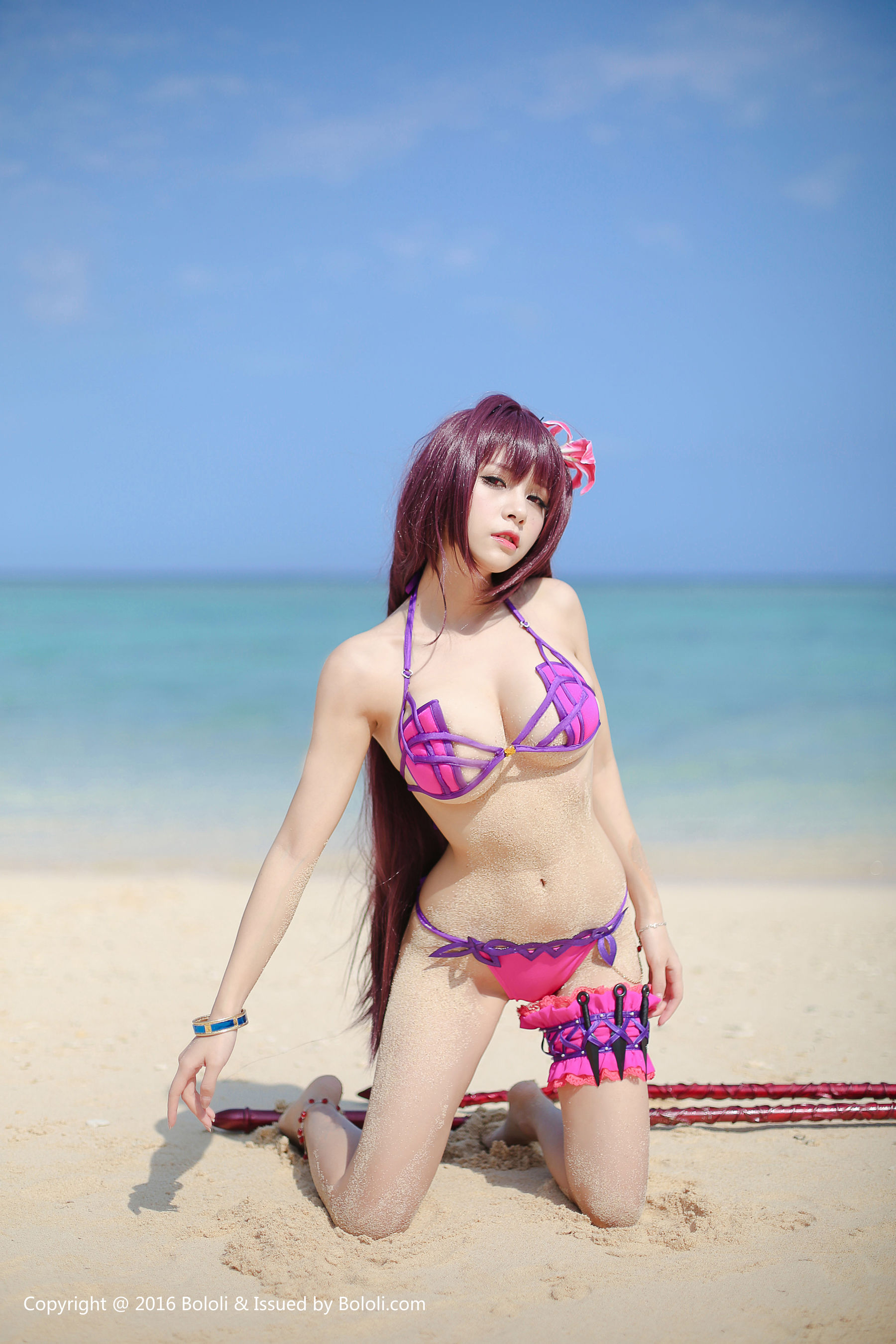 夏美酱 《斯卡哈COS》 [Bololi波萝社] BOL.056（24P）