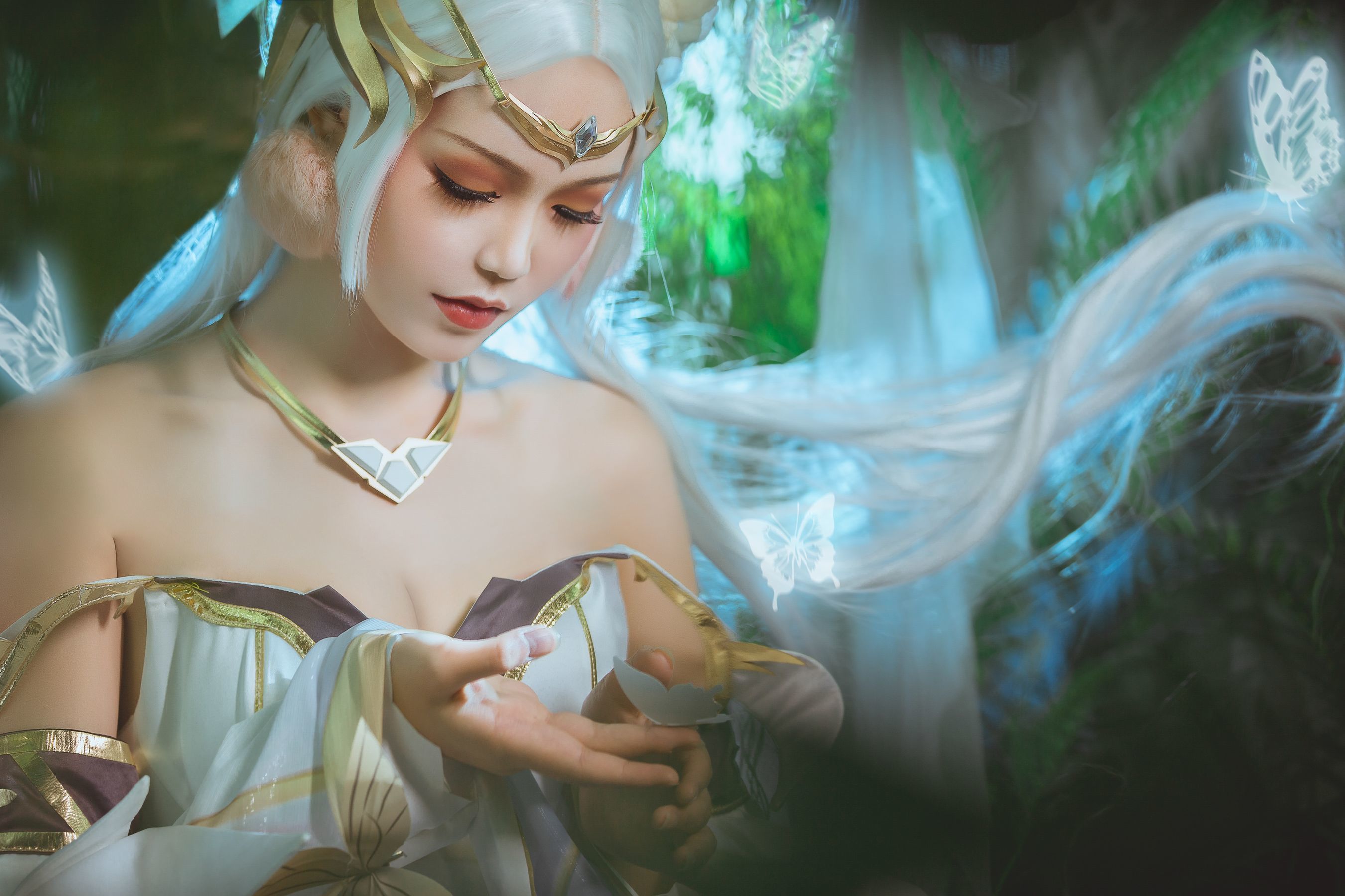 人气coser戚顾儿MIKI 王者荣耀 貂蝉金色仲夏夜之梦（19P）