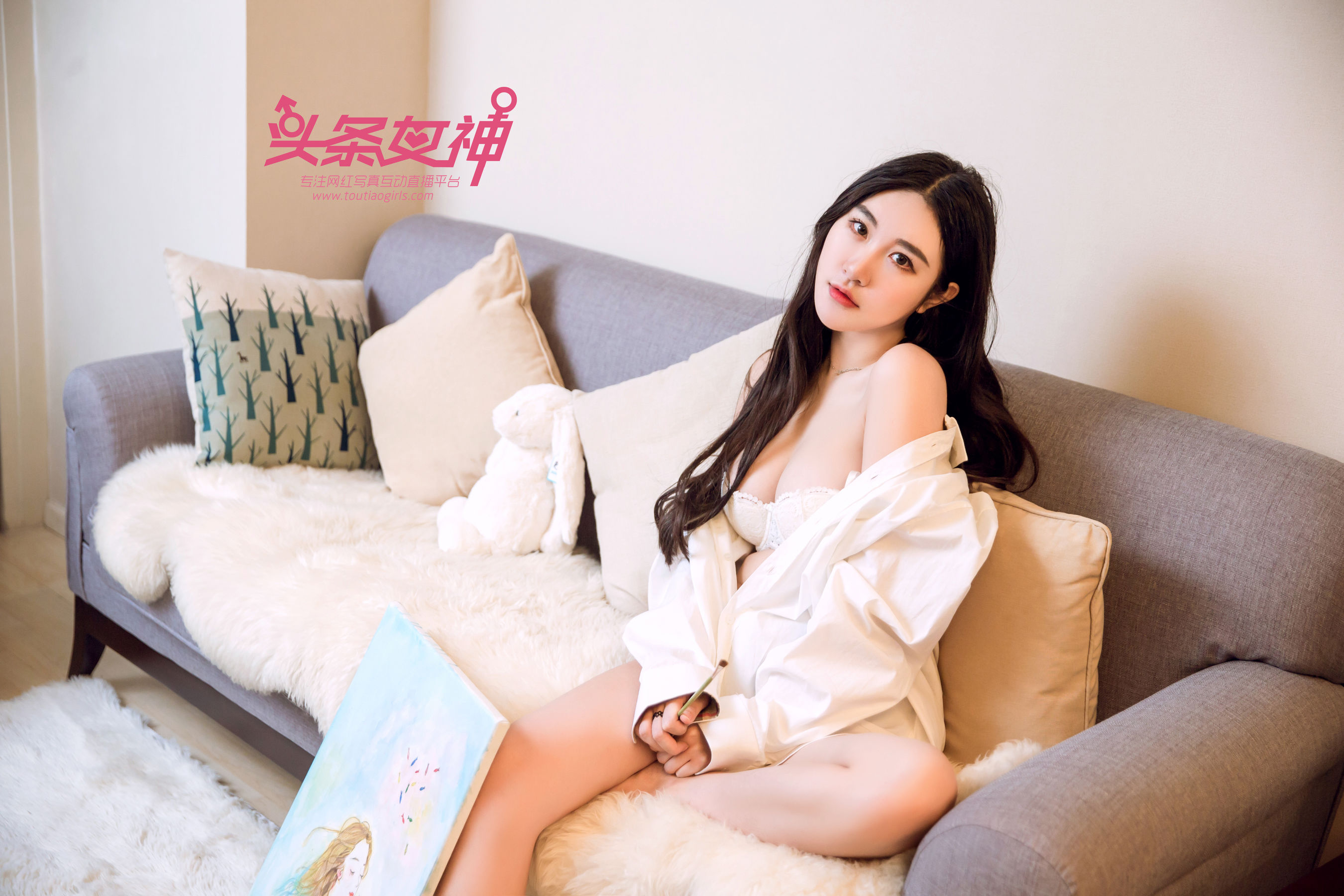 七姑娘/安雨琪《画中少女》 [头条女神Toutiaogirls]（20P）