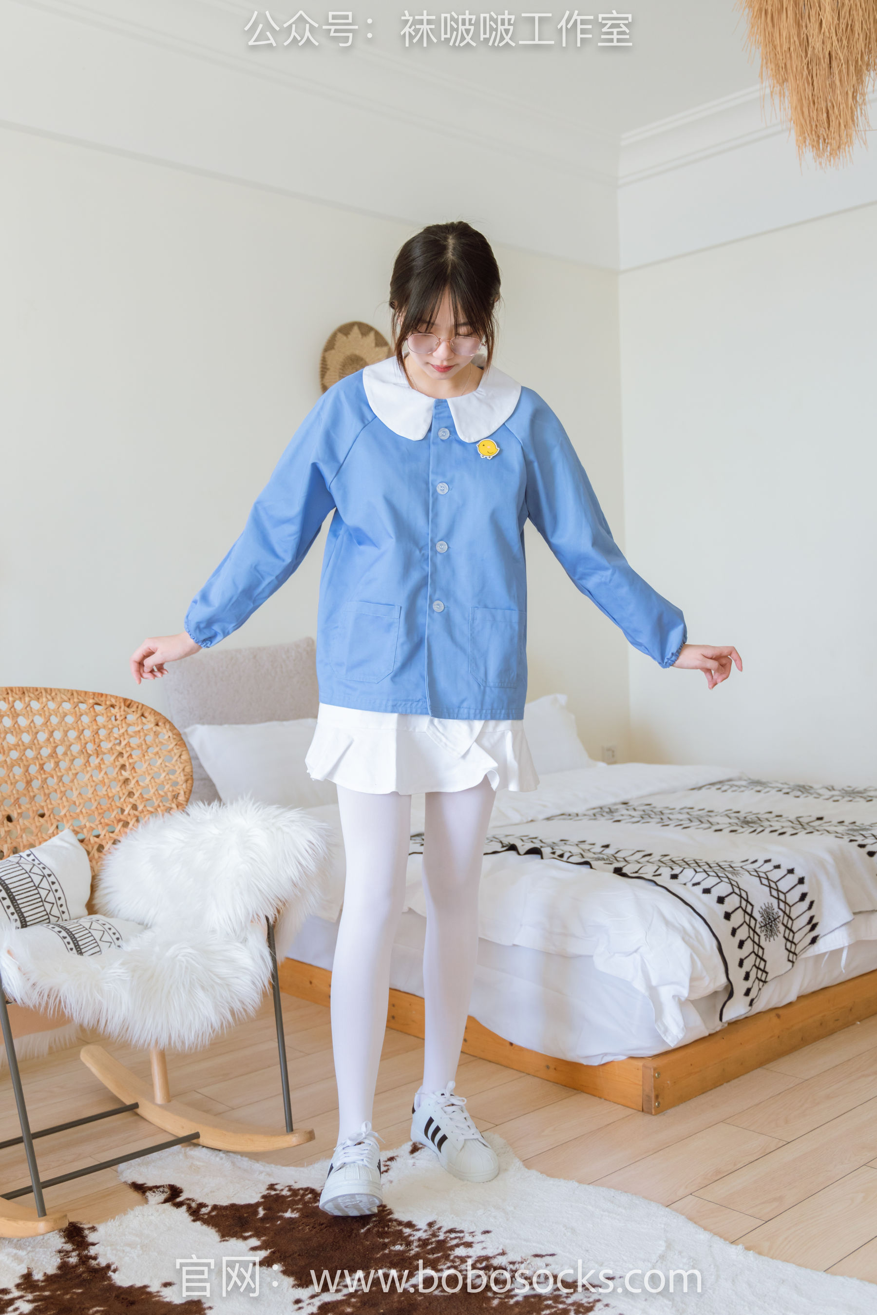 BoBoSocks袜啵啵 No.093 小甜豆-贝壳头、厚白丝（132P）