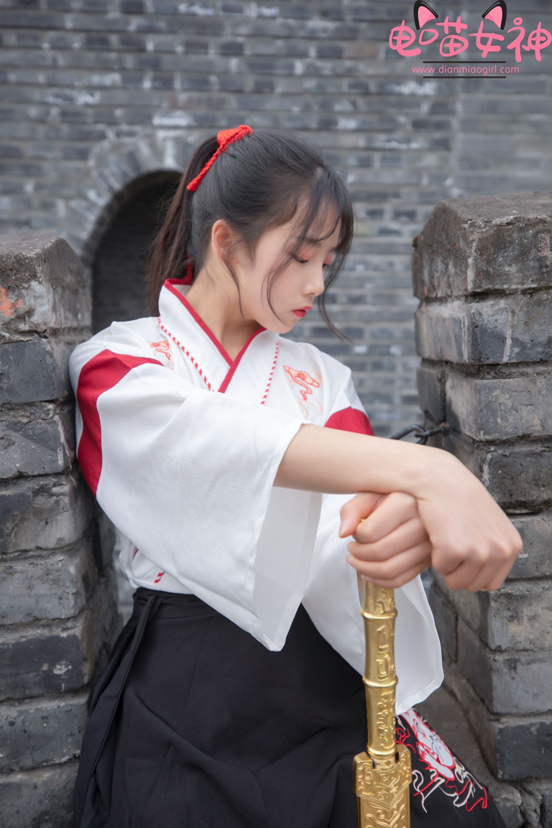 [网红COSER] 电喵女神 - 灵唯 长城古装（69P）