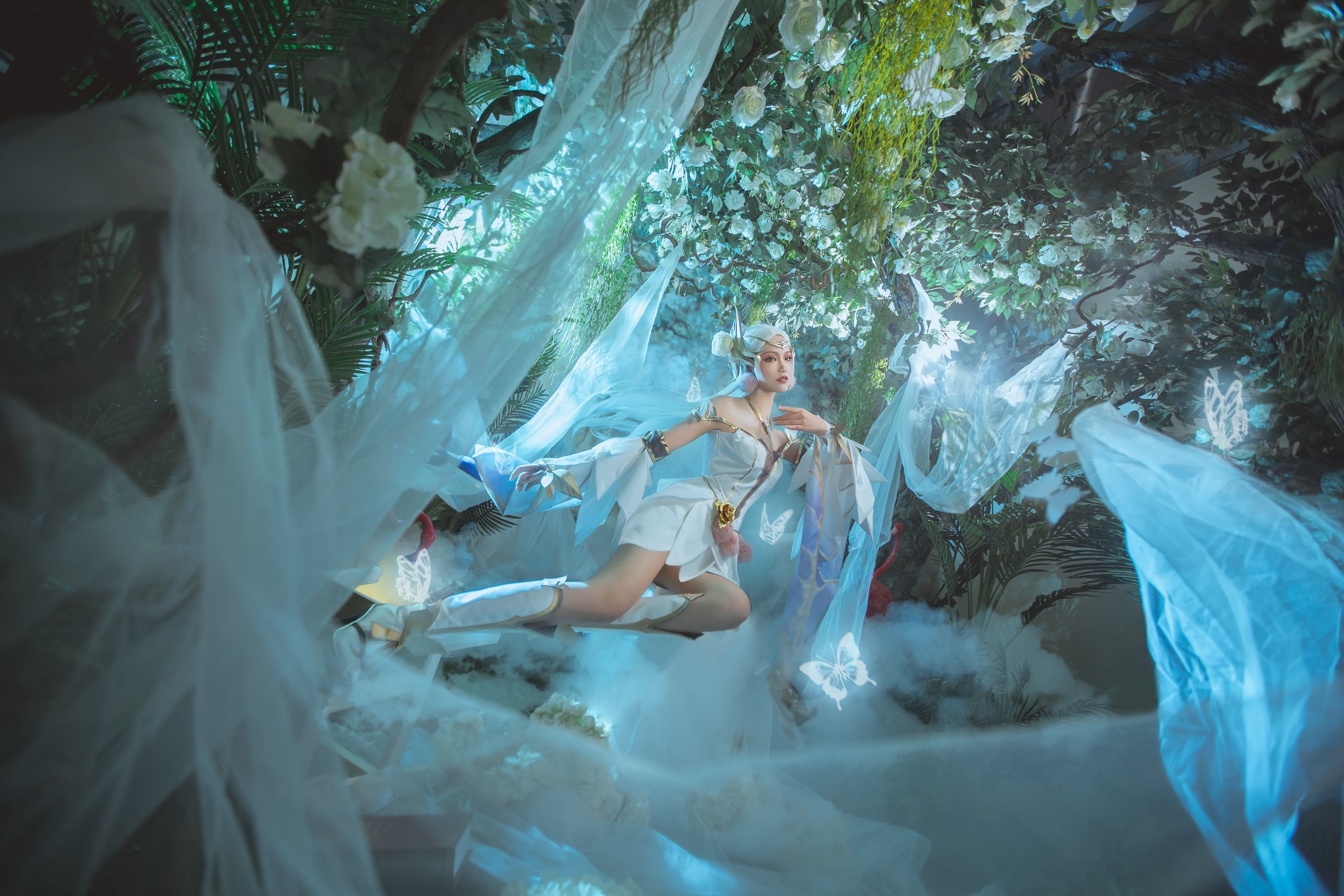 人气coser戚顾儿MIKI 王者荣耀 貂蝉金色仲夏夜之梦（19P）