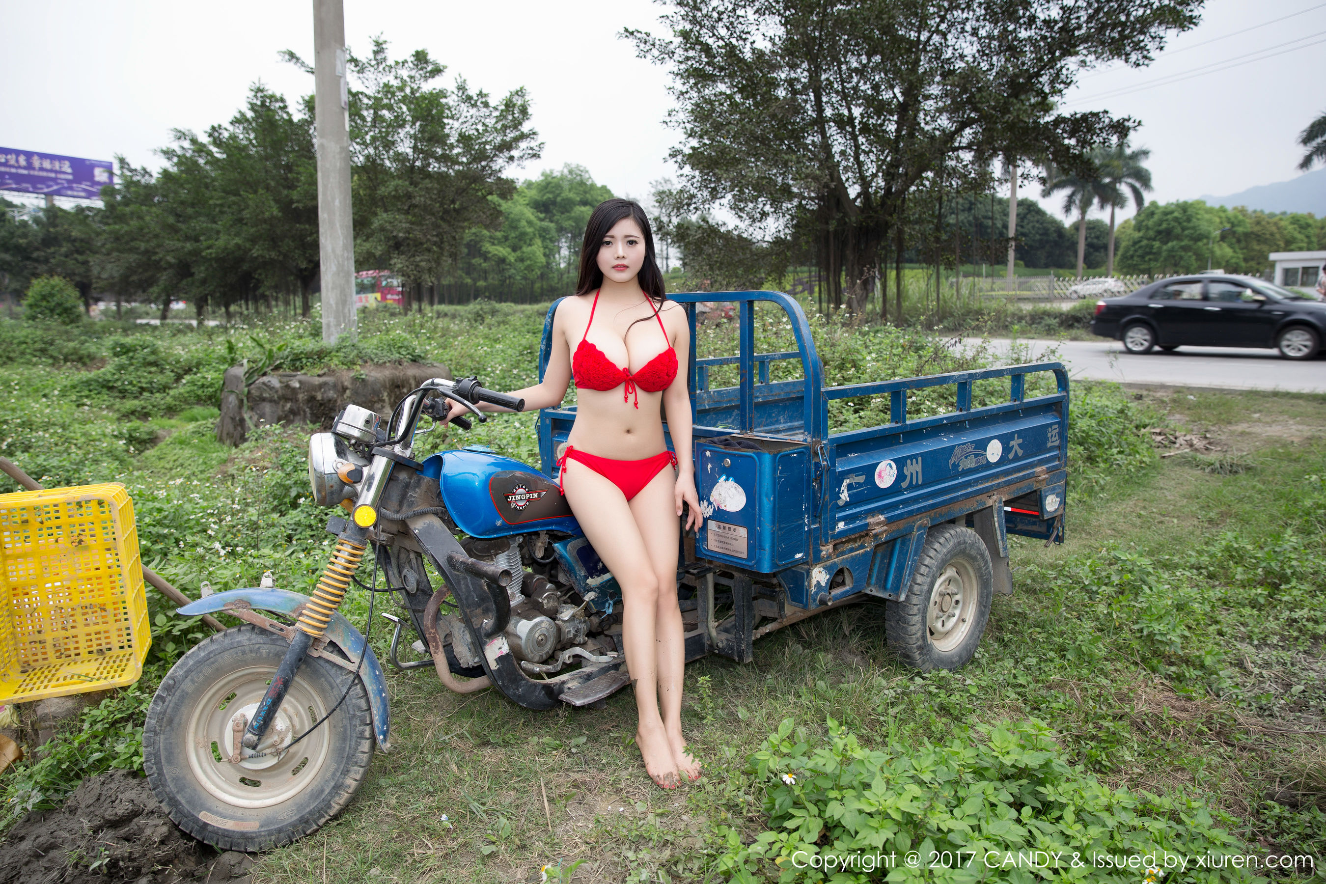 中日混血模特@林美惠子Mieko《清远温泉外拍》 [糖果画报CANDY] VOL.021（60P）