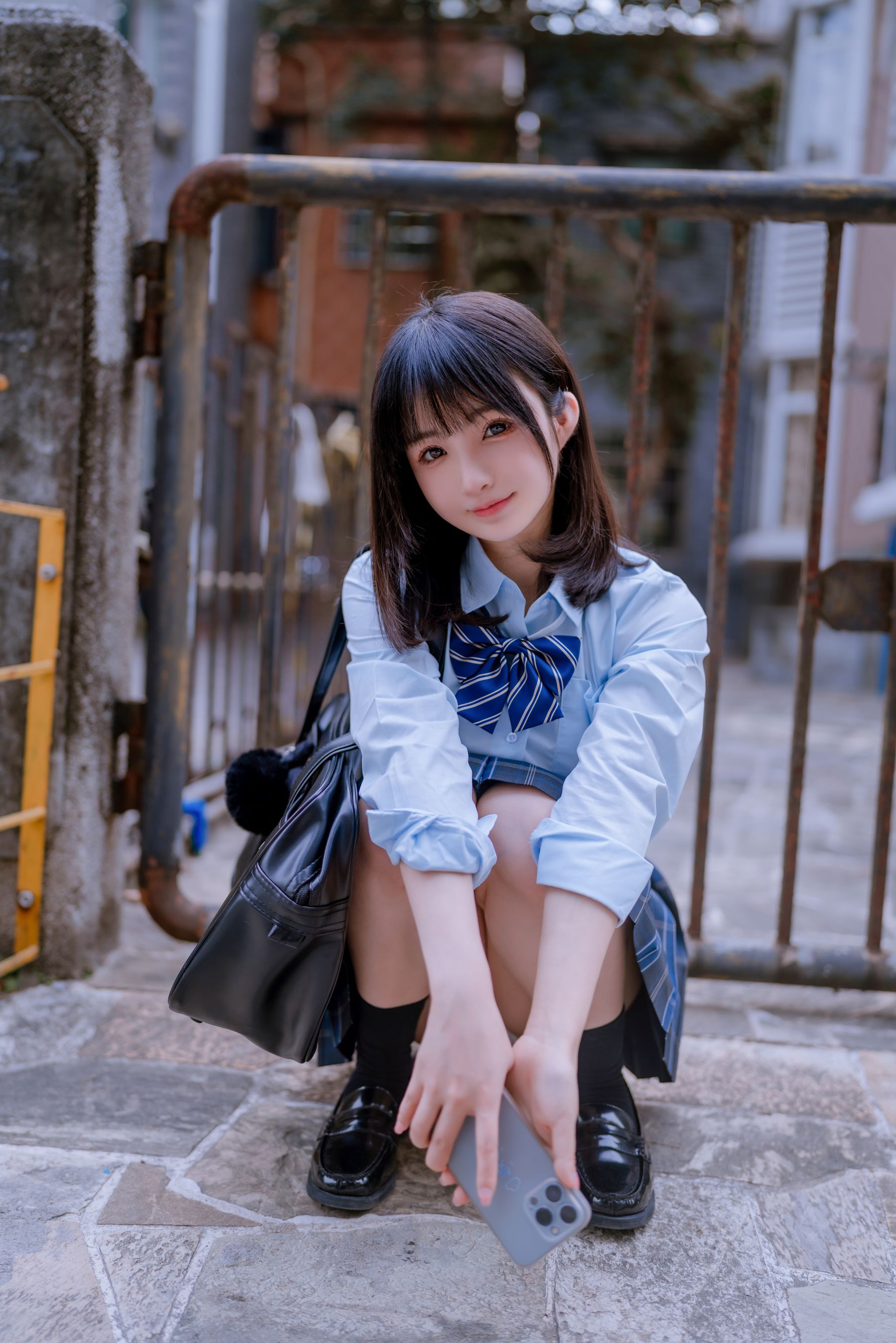 [福利COS] 桜井宁宁 - JK之居家（65P）-爱变色