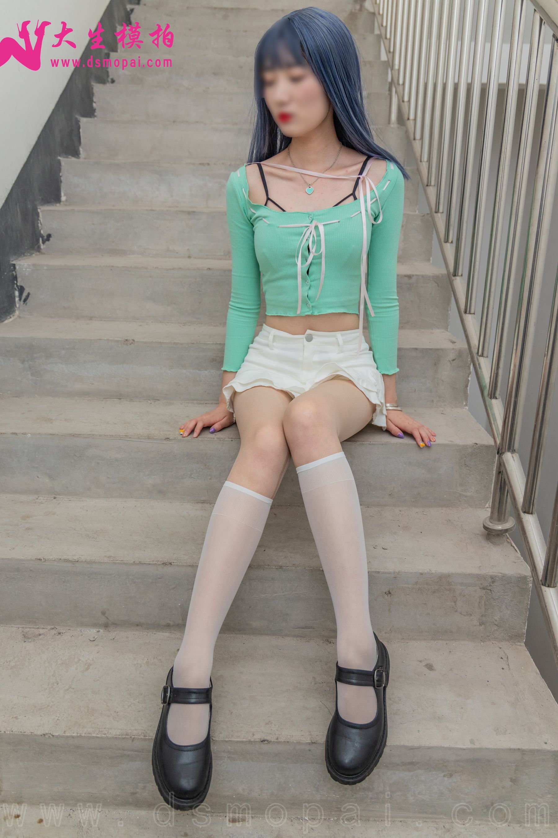 [大生模拍] NO.234 利利 楼道美丝 写真套图（64P）