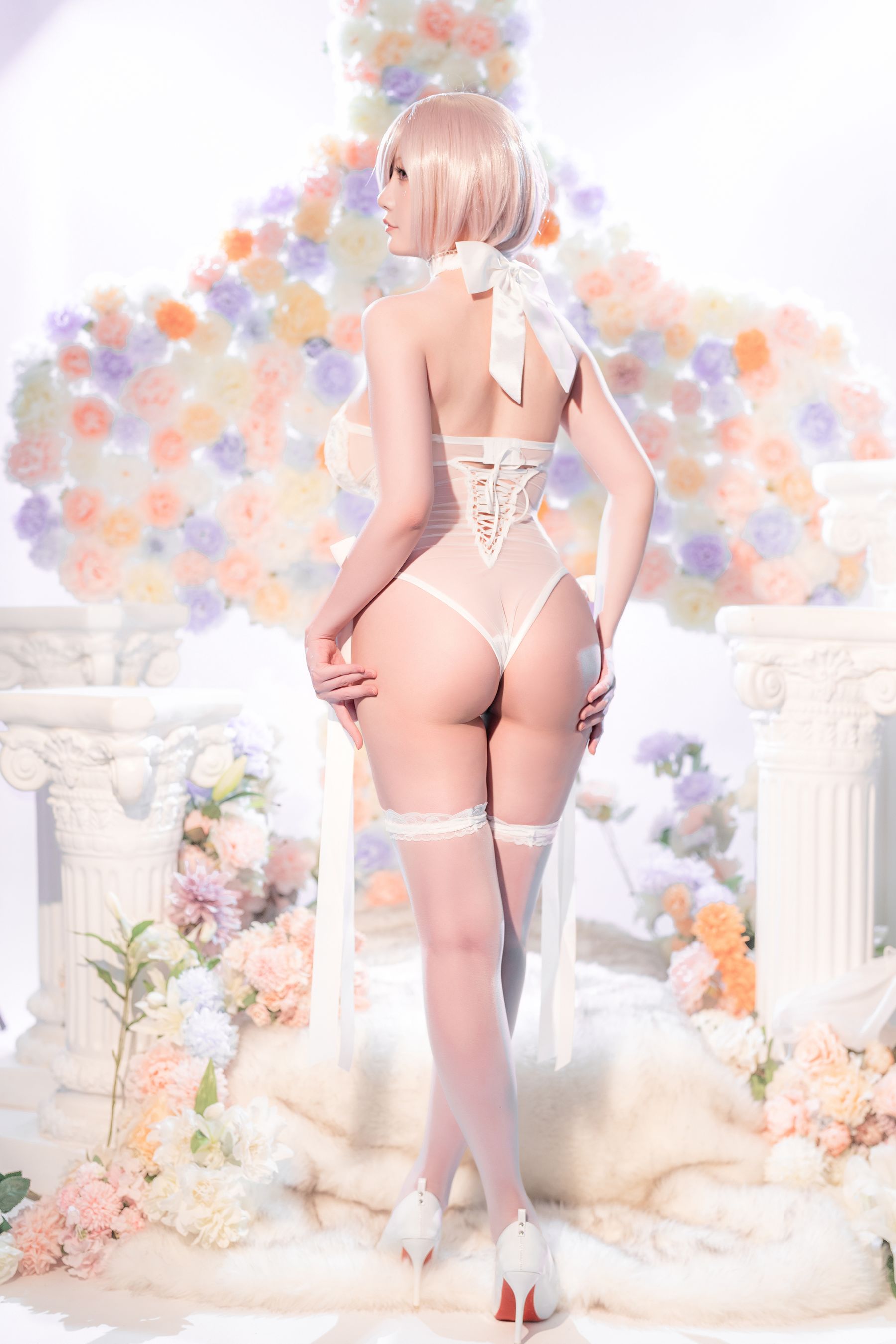 Coser小姐姐星之迟迟 - 玛修婚纱（78P）