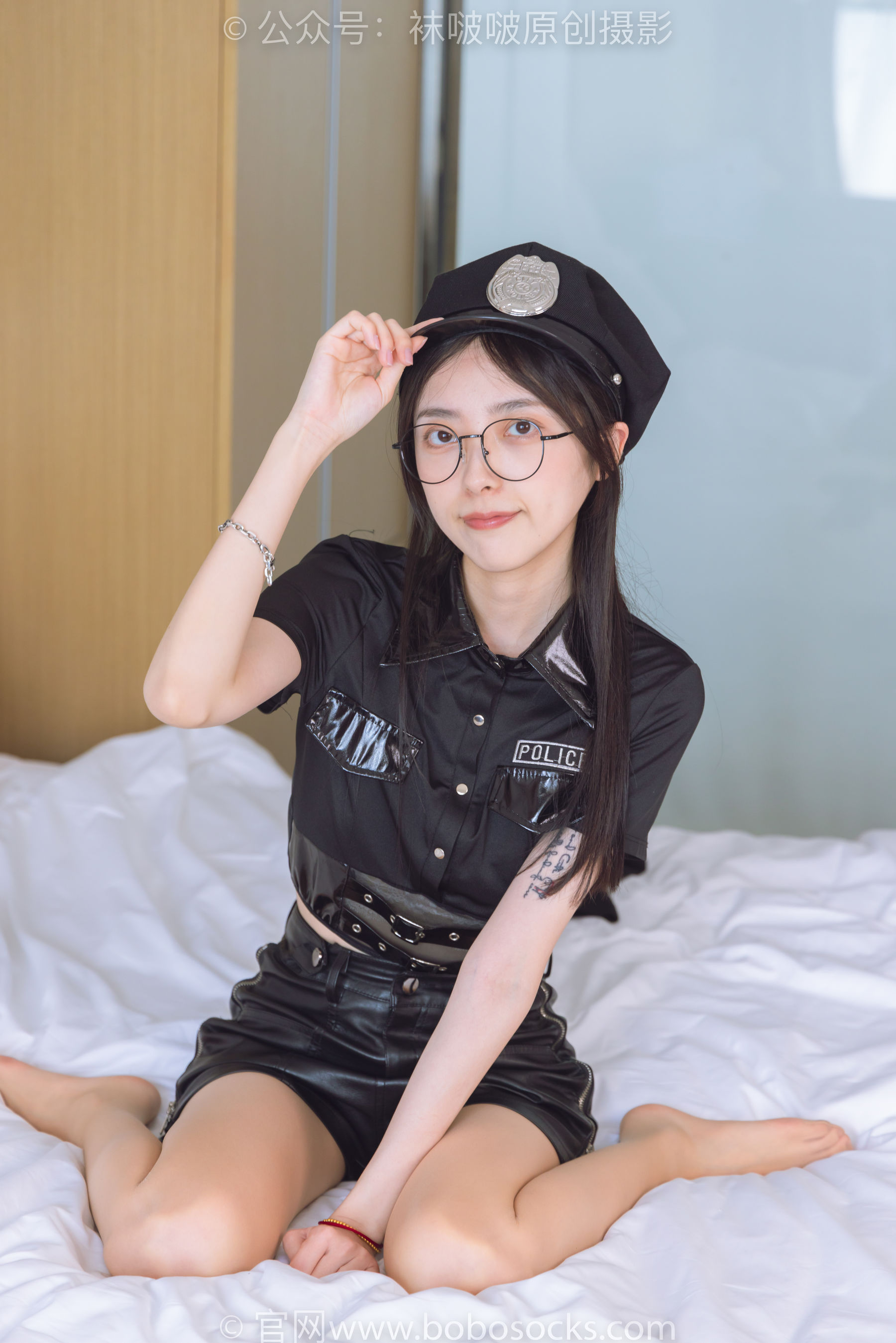 BoBoSocks袜啵啵 No.198 稚予-皮鞋、黑色小腿袜、高跟鞋、肉丝（138P）