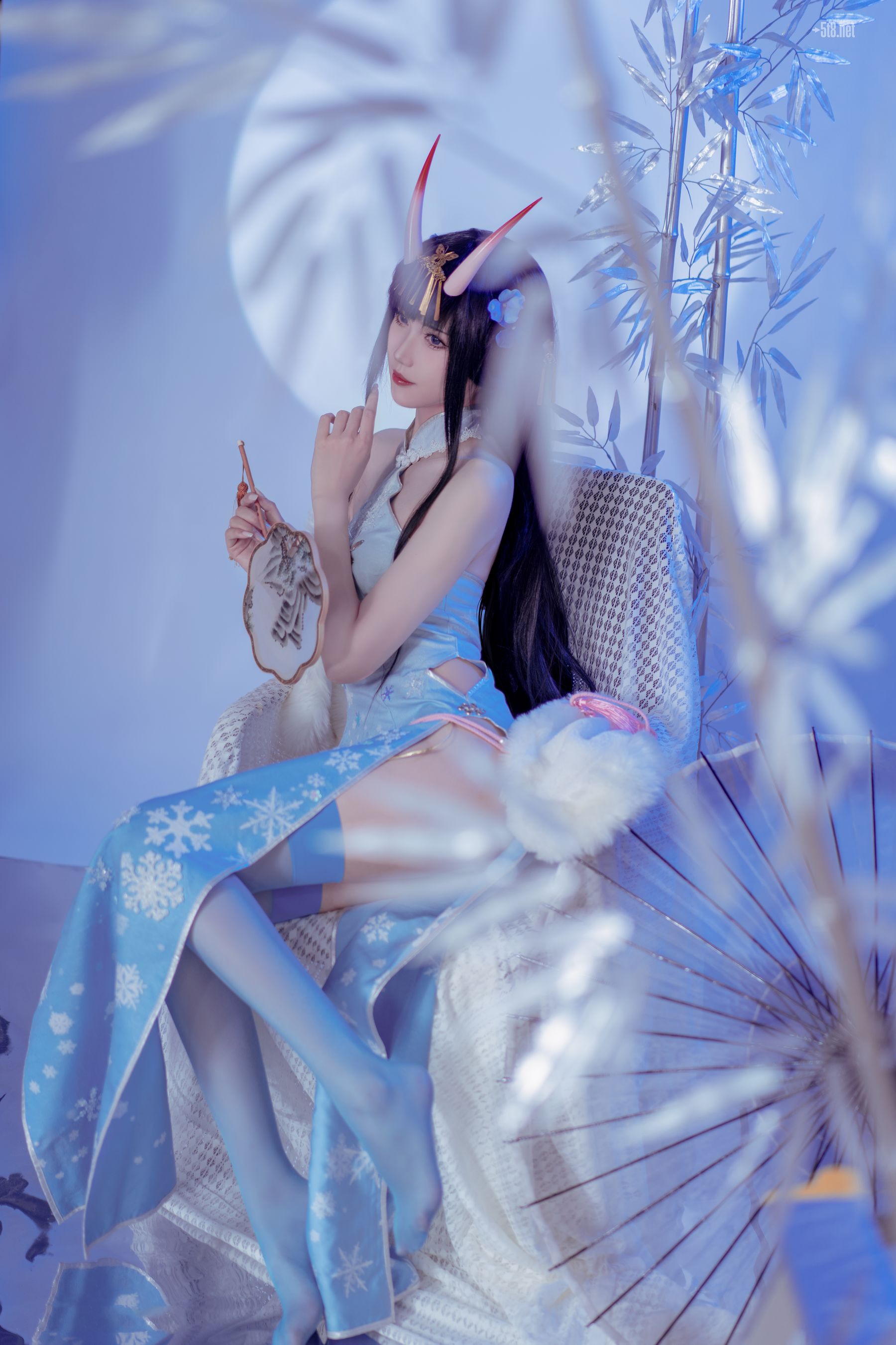 [网红COS] 花兮_honoka - 能代 冬雪沁香（12P）