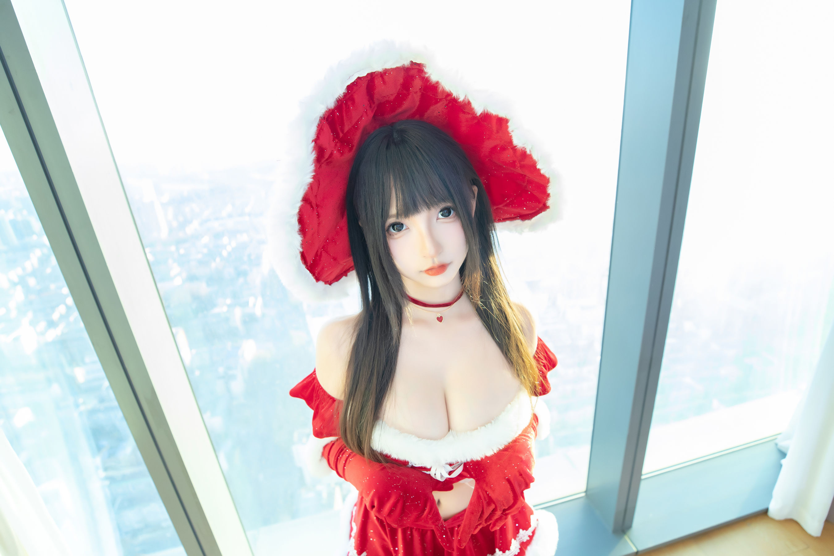 [福利COS] 萝莉神楽板真冬 之圣诞魔法（75P）