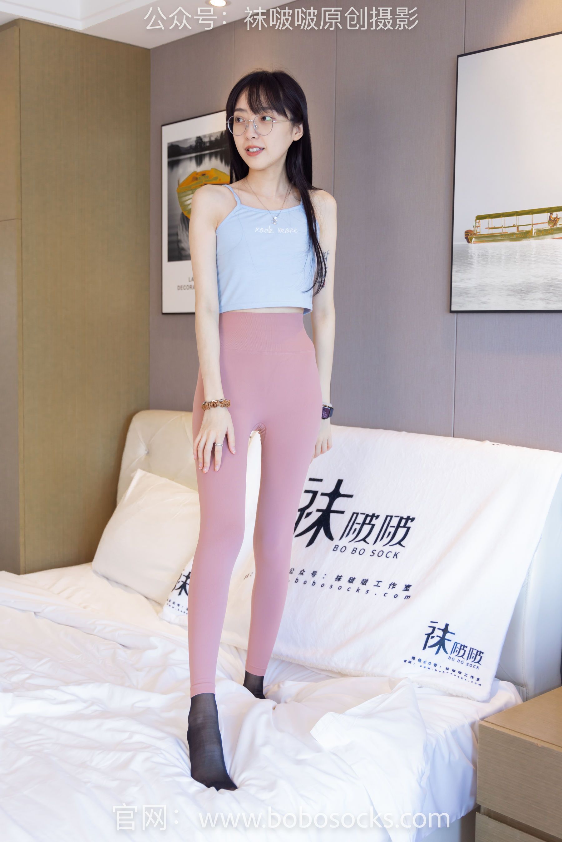 BoBoSocks袜啵啵 No.140 稚予-高跟鞋、瑜伽裤裤里丝、肉丝、黑丝（137P）