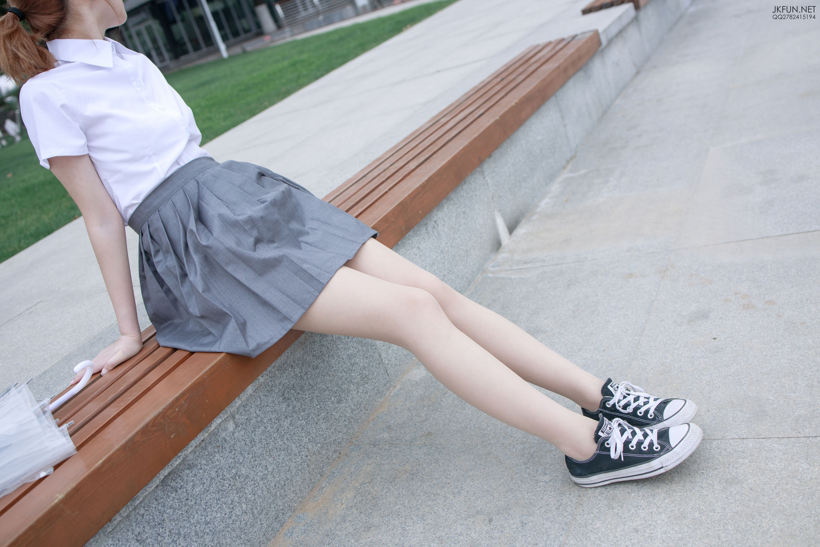 [森萝财团] JKFUN-005 卉子 10D肉丝（116P）-爱变色