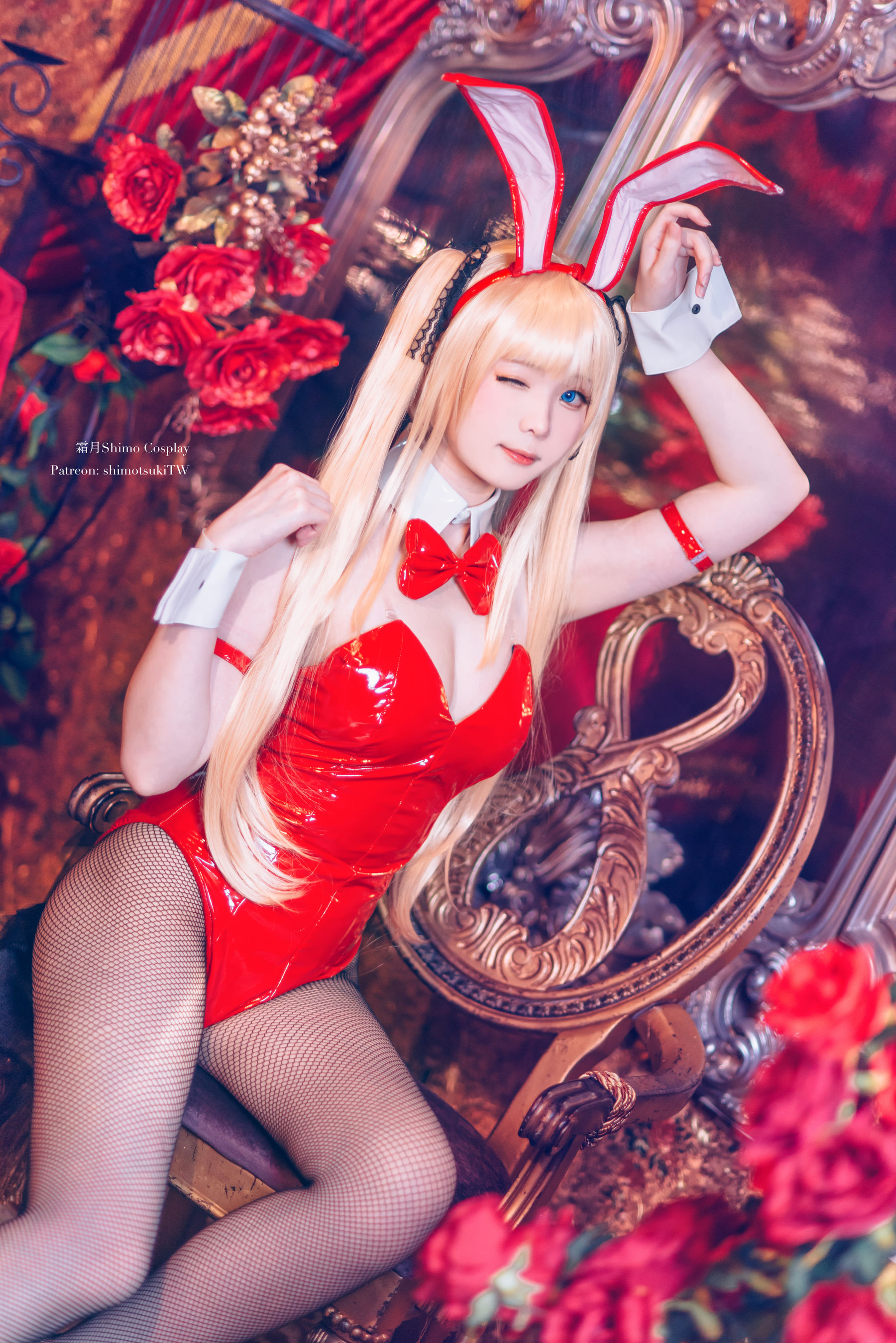 [福利COS] 微博妹纸霜月shimo - 英梨梨 兔女郎（12P）