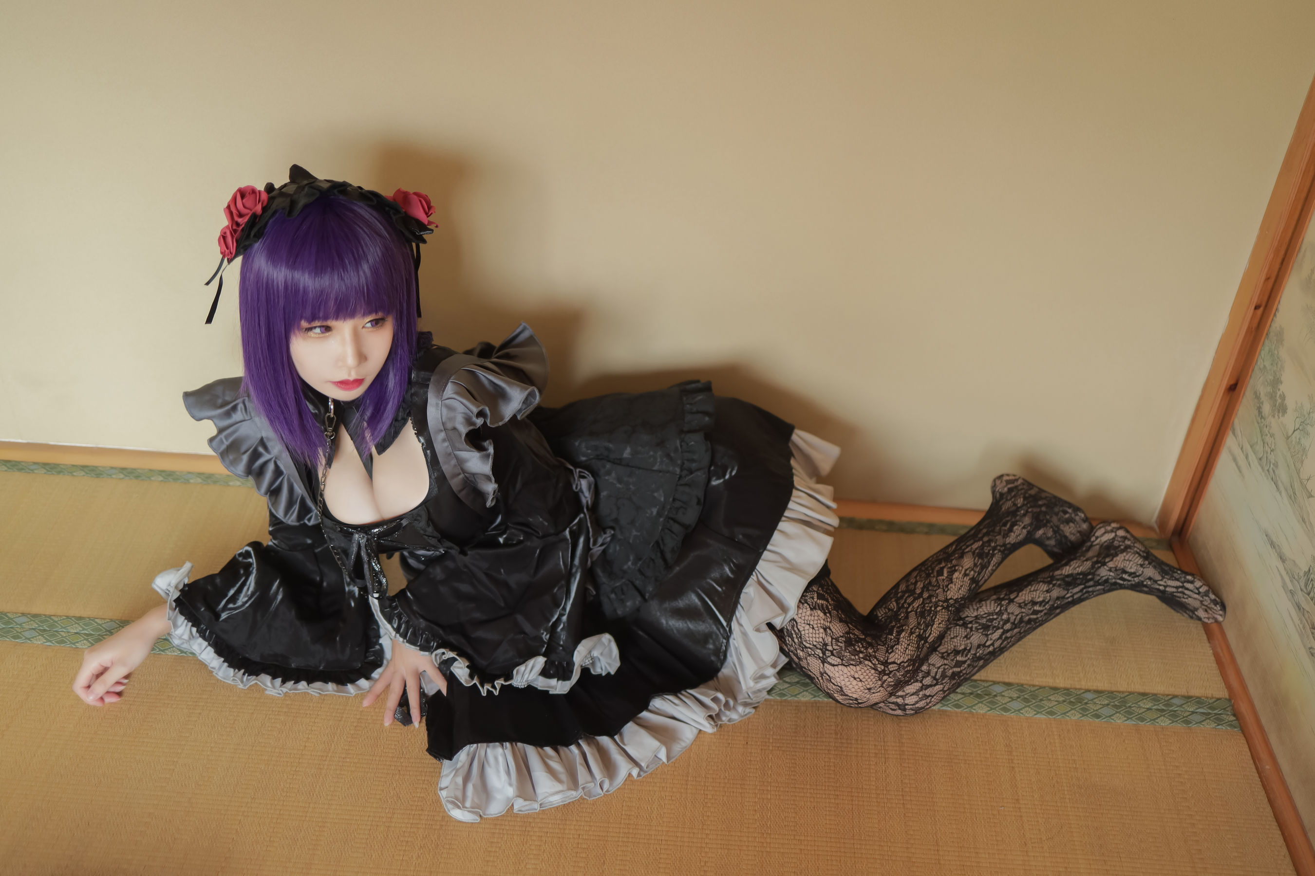 [福利COS] 动漫博主爱老师_PhD - 喜多川海梦 洛丽塔（13P）