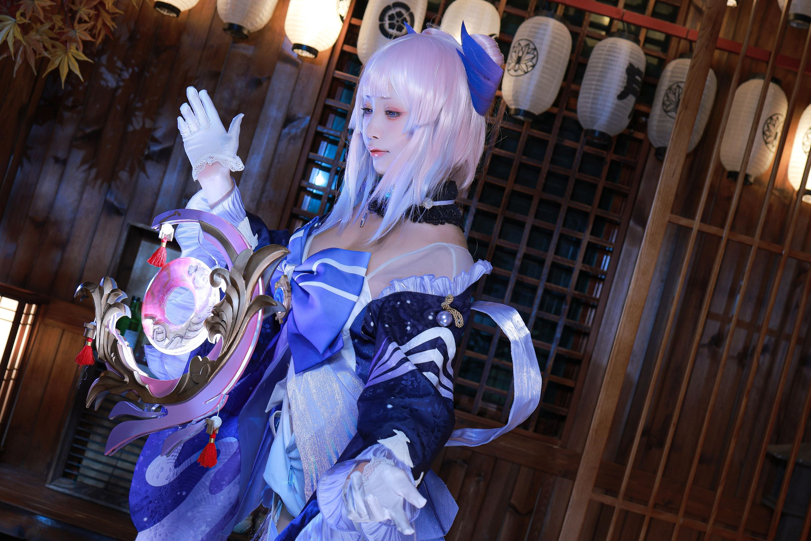 [福利COS] 动漫博主水淼aqua - 珊瑚宫心海（50P）