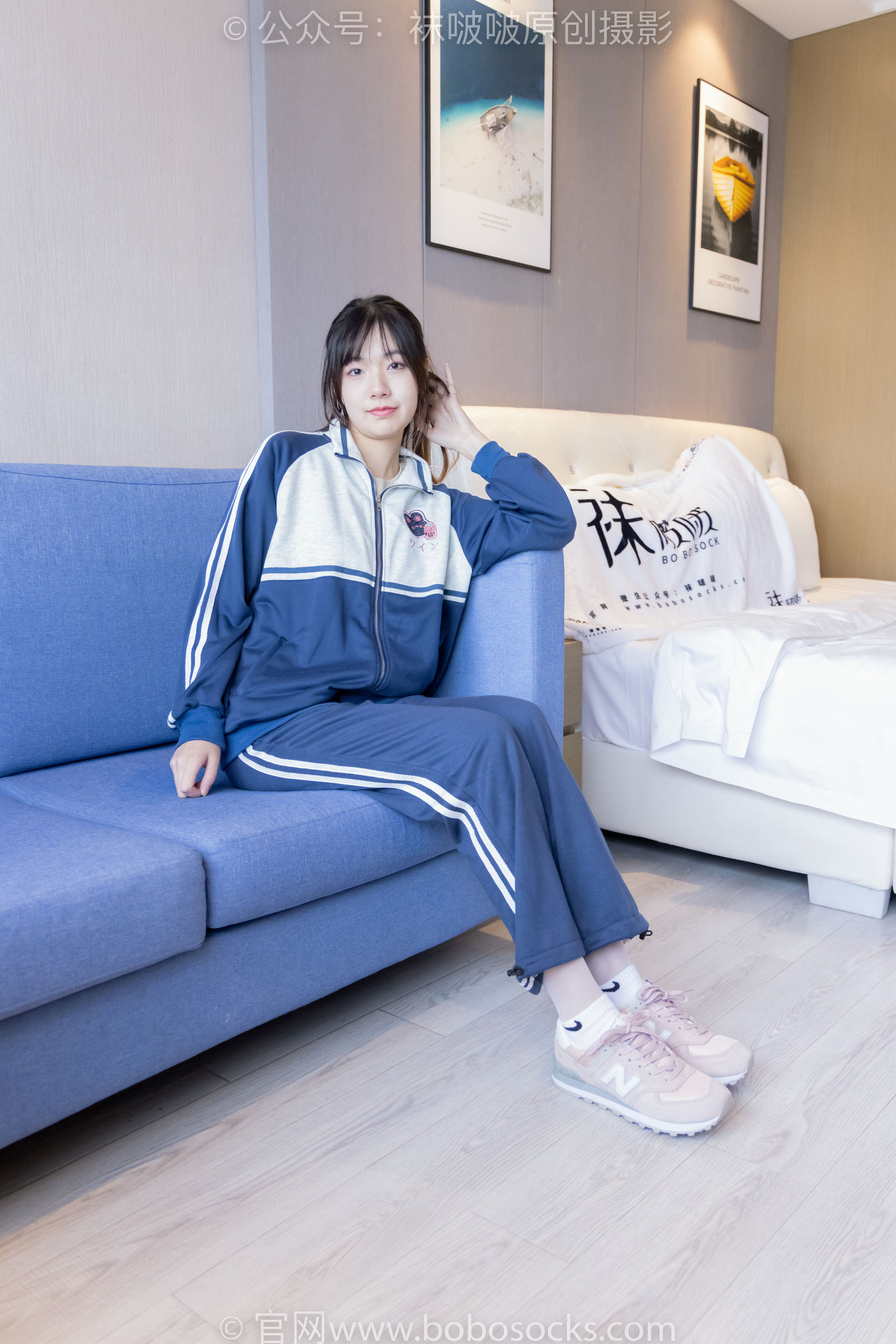 BoBoSocks袜啵啵 No.226 小甜豆-运动鞋、白棉袜、白丝（140P）