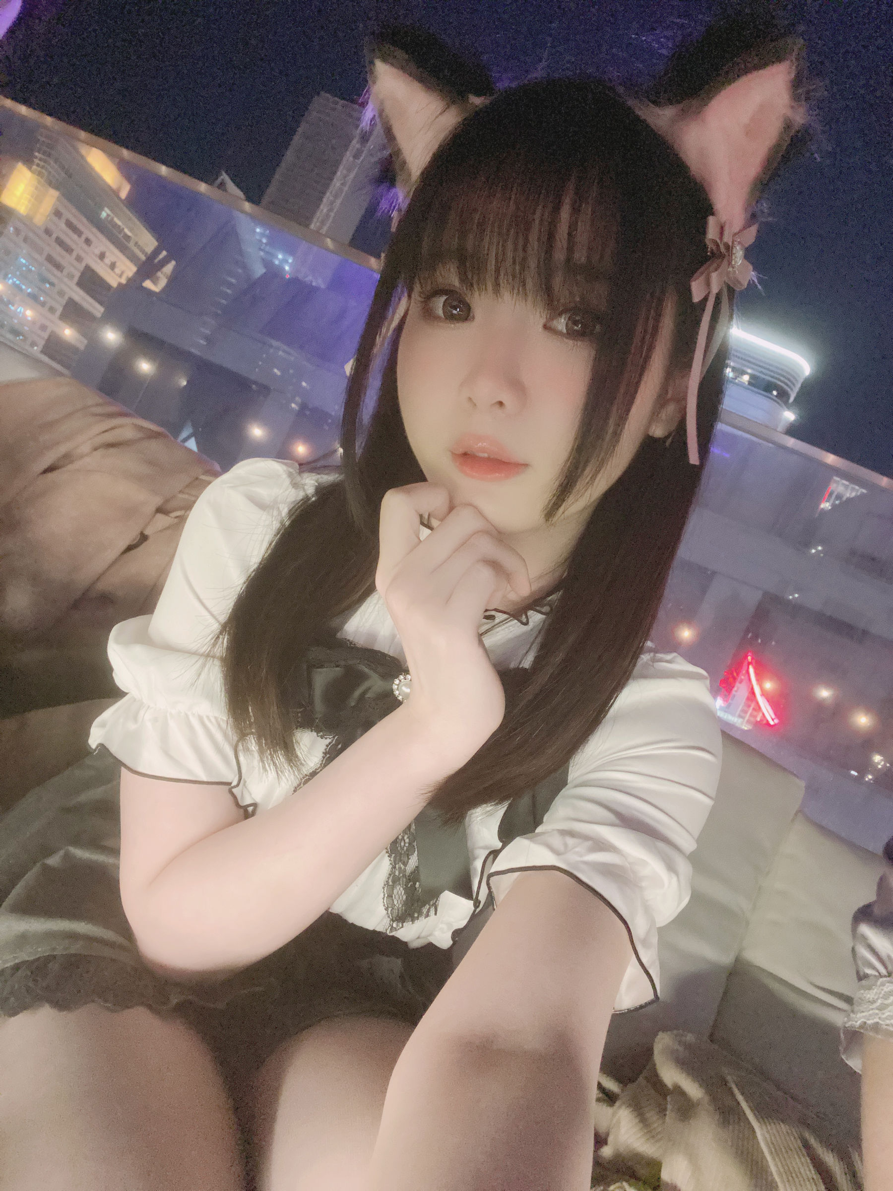 [福利COS] 微博妹纸霜月shimo - 一緒に飲みますか？（19P）