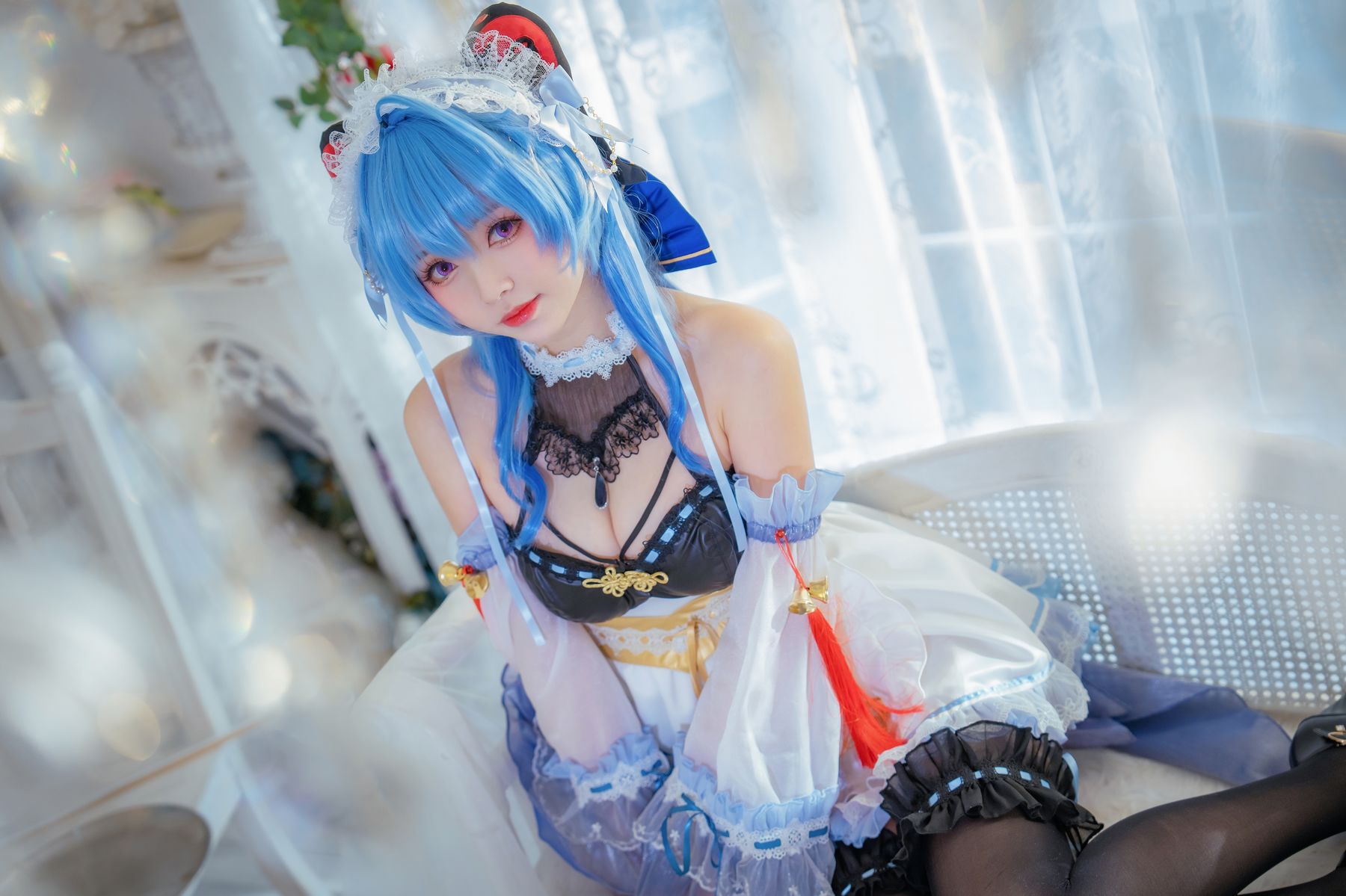 动漫博主大大卷卷小卷 - 甘雨女仆（20P）